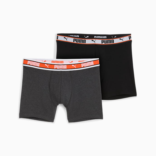 Pack de 2 bóxers para hombre PUMA, Black / Red, large-MEX