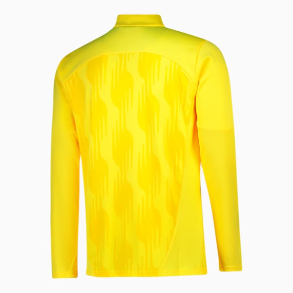 MSFC Mens Prematch Authentic&nbsp;1/4-zip, Yellow Blaze-Fast Green, large-ZAF