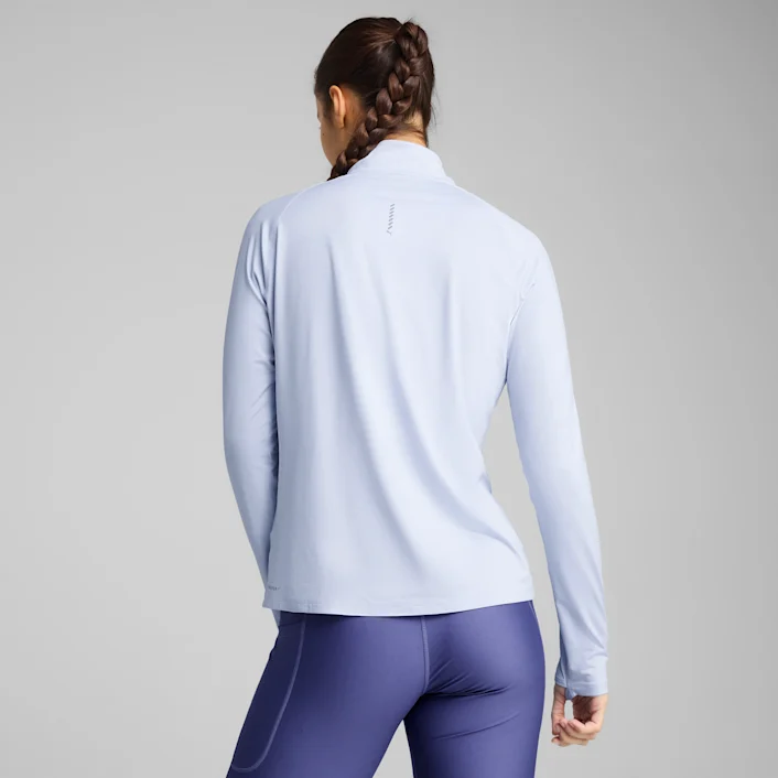 ◆PUMA◆ Women's Run Velocity Long Sleeve POLY W RUN VELOCIT RUN VELOCITY CLOUDSPUN Women's 1/4 Zip | PUMA