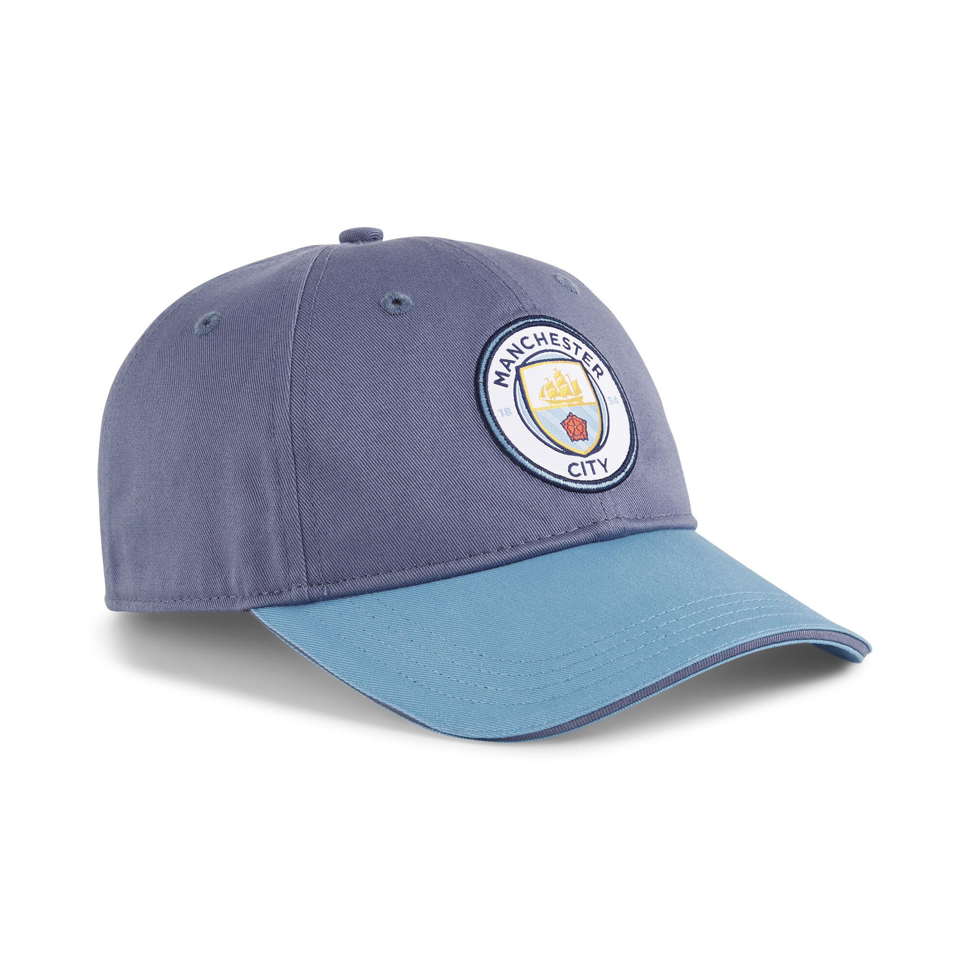 Men's PUMA Manchester City Team Cap In Blue, Cotton