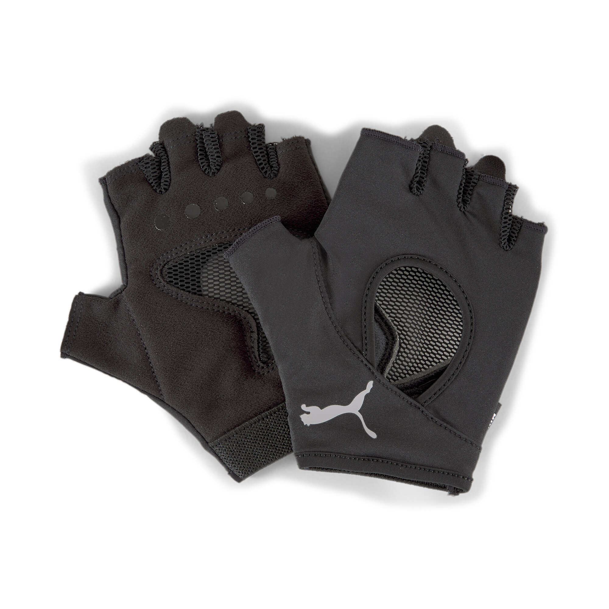 Women's PUMA Gym Training Gloves In Black, Size Medium