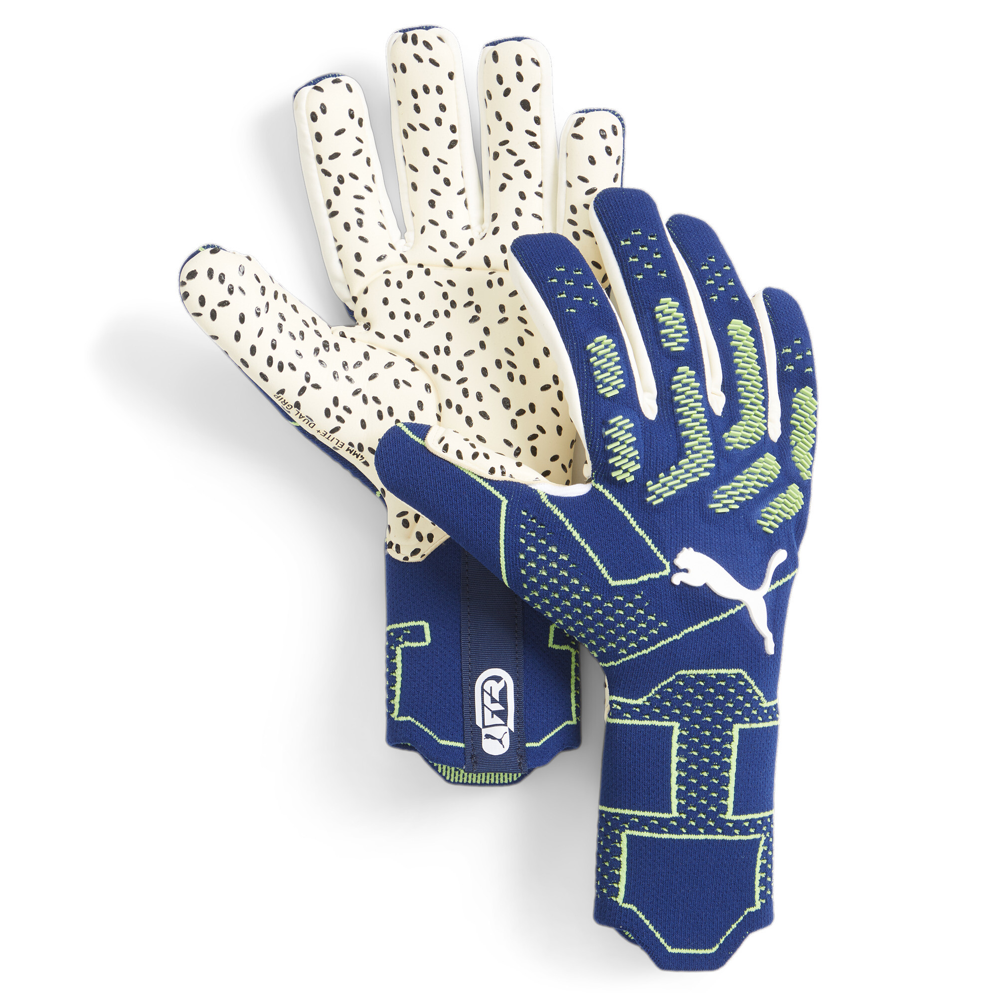 Men's PUMA FUTURE Ultimate Negative Cut Football Goalkeeper Gloves In Blue, Size UK 8