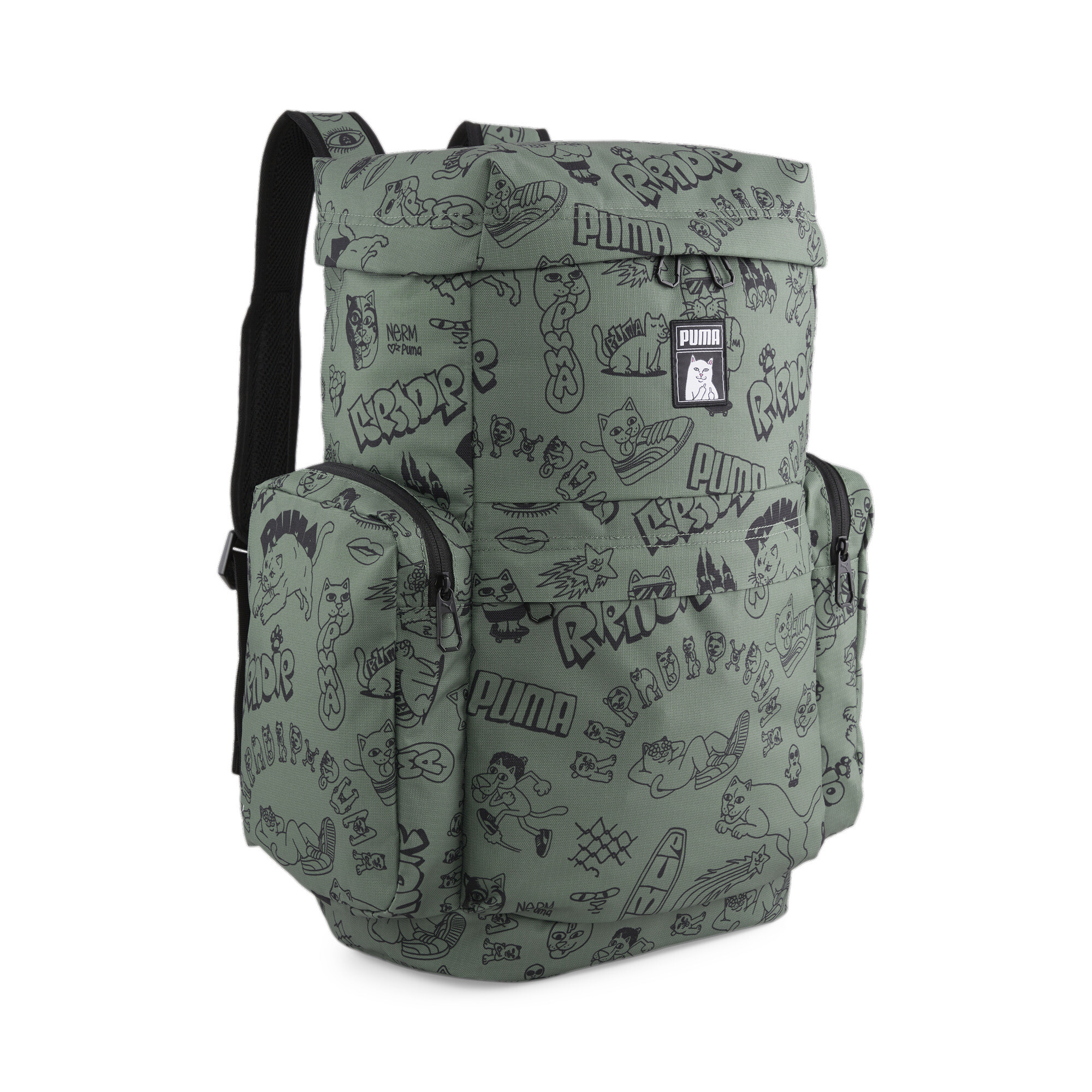 Men's PUMA X RIPNDIP Backpack In Green