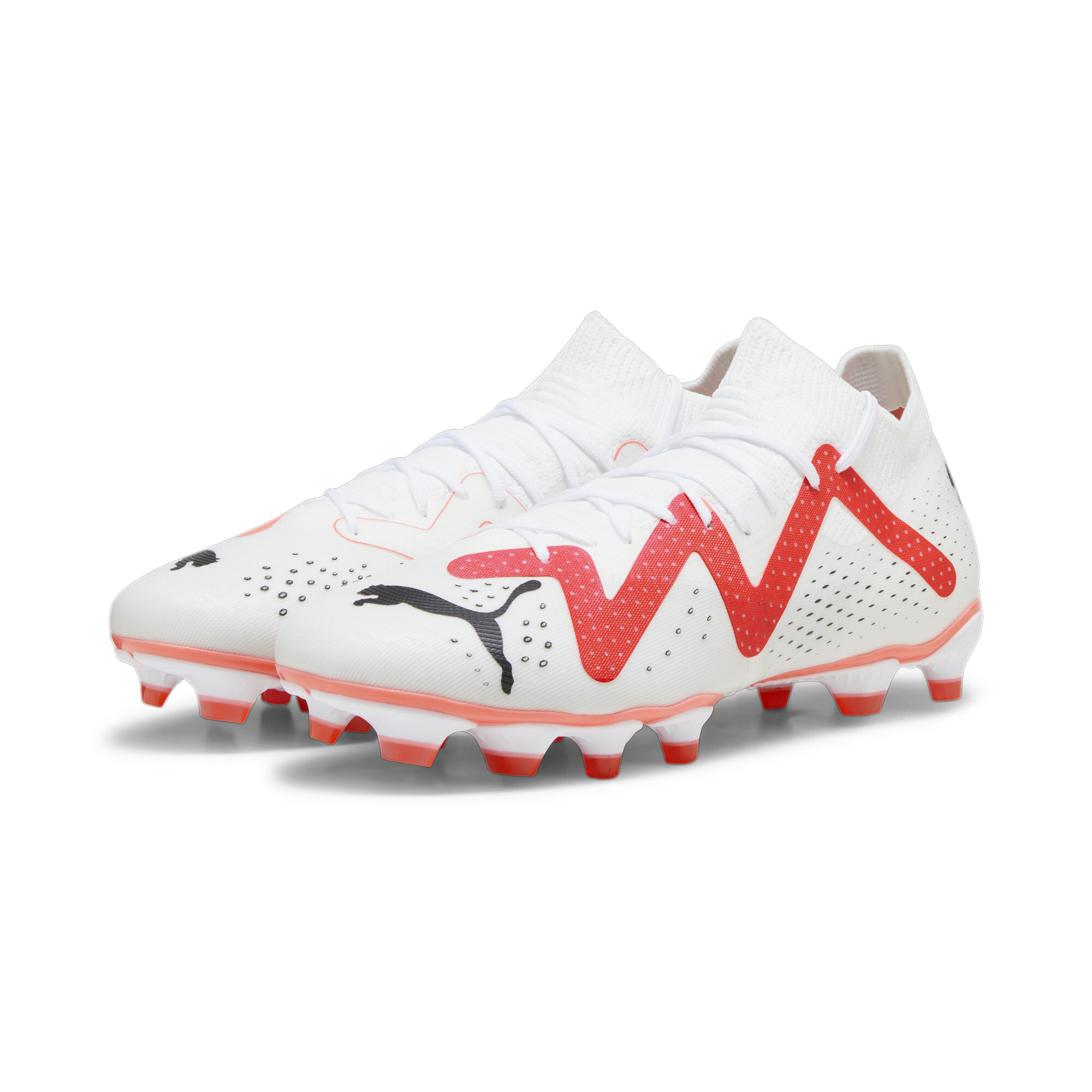 حذاء كرة قدم للنساء FUTURE MATCH FG/AG أبيض