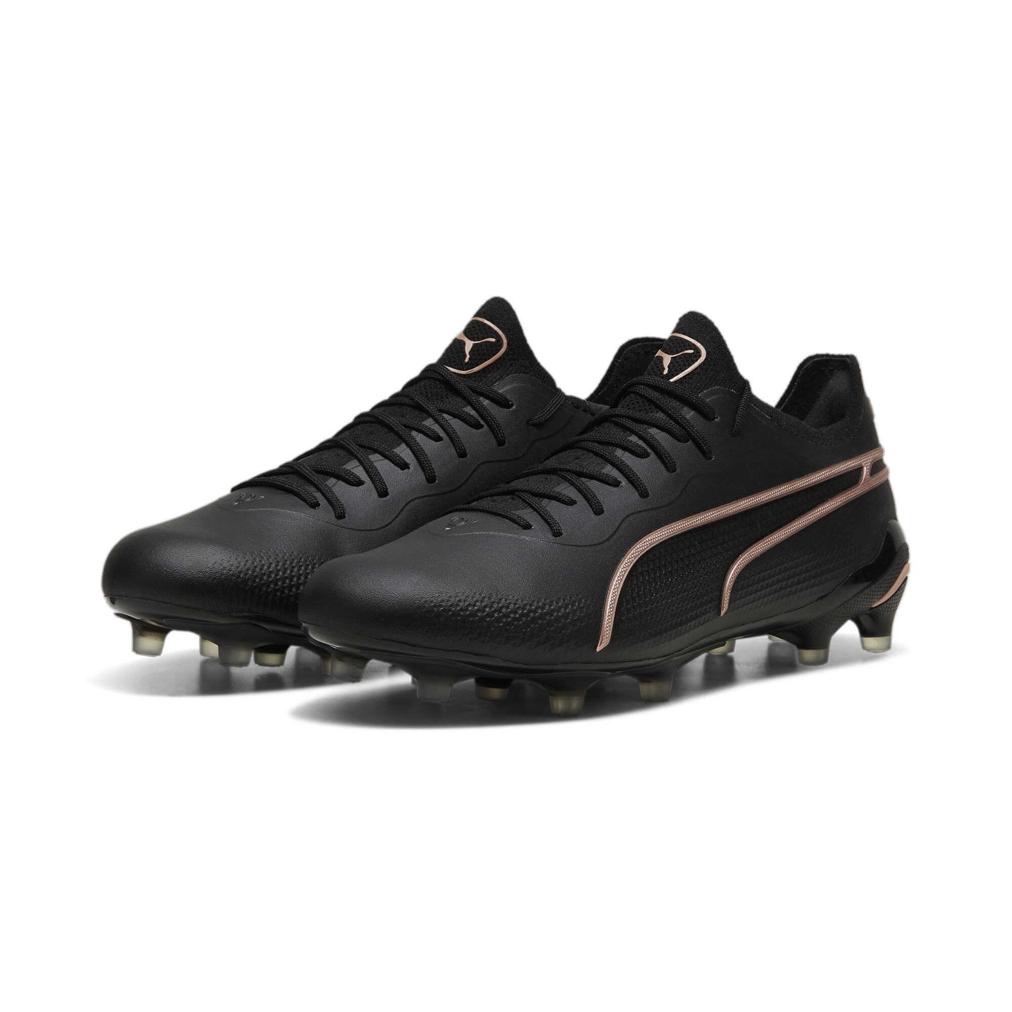 Men's PUMA KING ULTIMATE FG/AG Football Boots In Black, Size EU 46