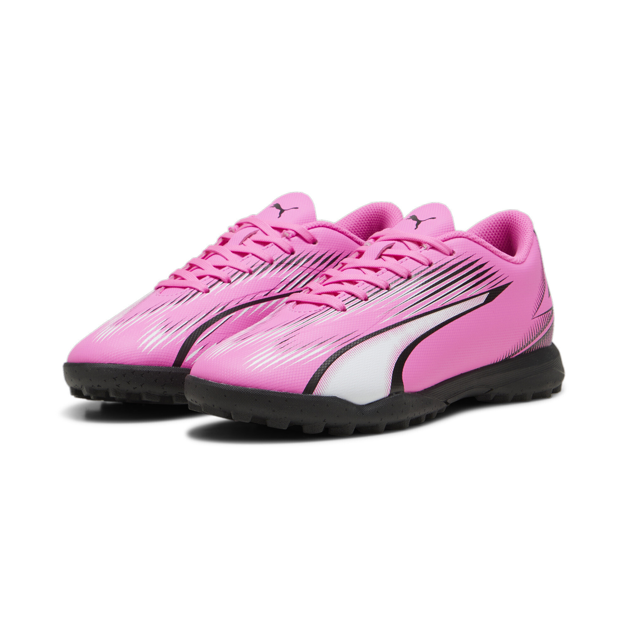 PUMA ULTRA PLAY TT Youth Football Boots In Pink, Size EU 35.5