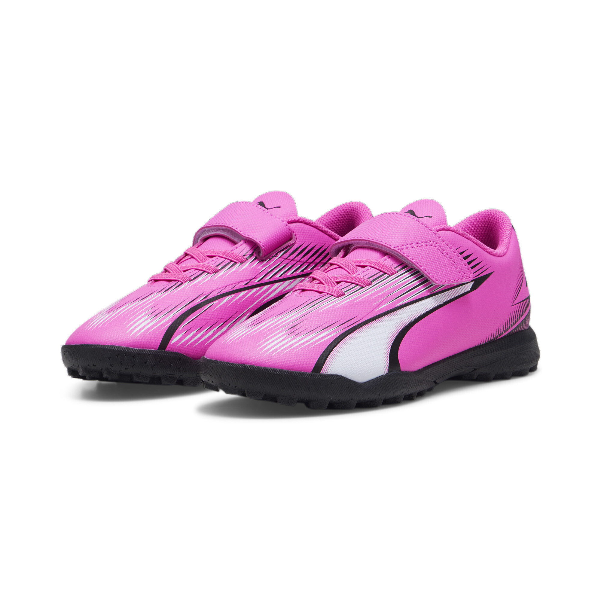 PUMA ULTRA PLAY TT Youth Football Boots In Pink, Size EU 30