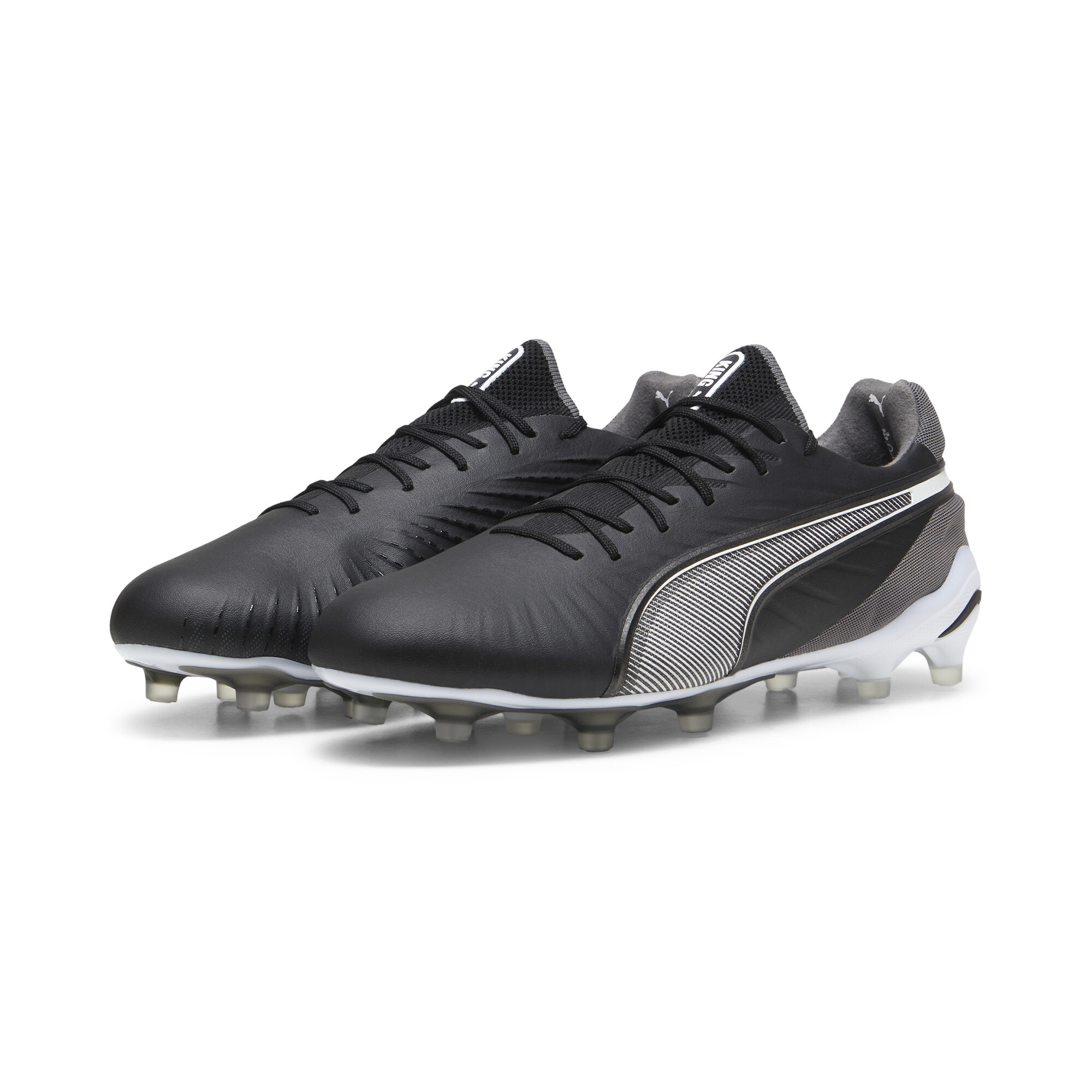 Men's PUMA KING ULTIMATE FG/AG Football Boots In Black, Size EU 41