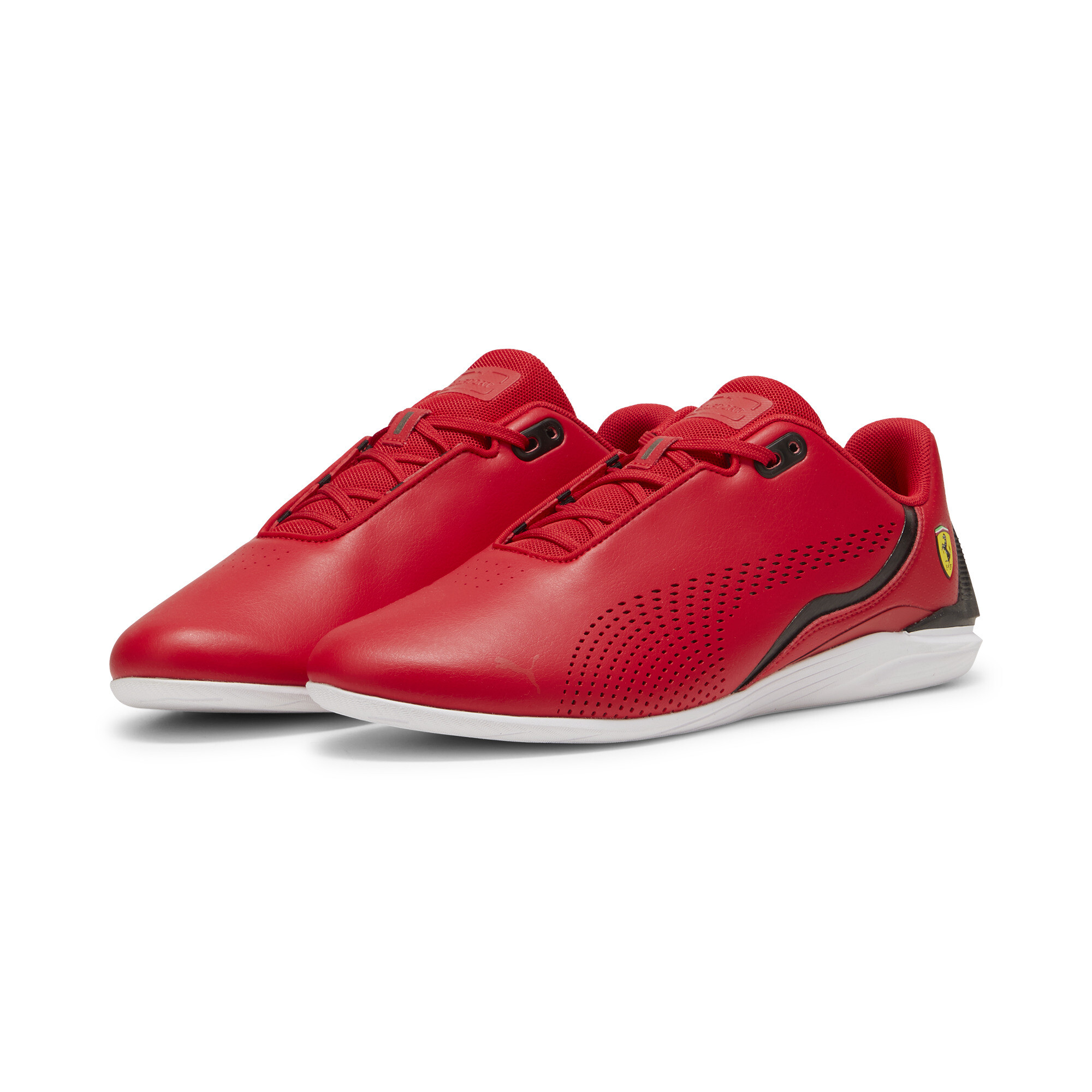 Men's PUMA Scuderia Ferrari Drift Cat Decima Shoes In Red, Size EU 42.5