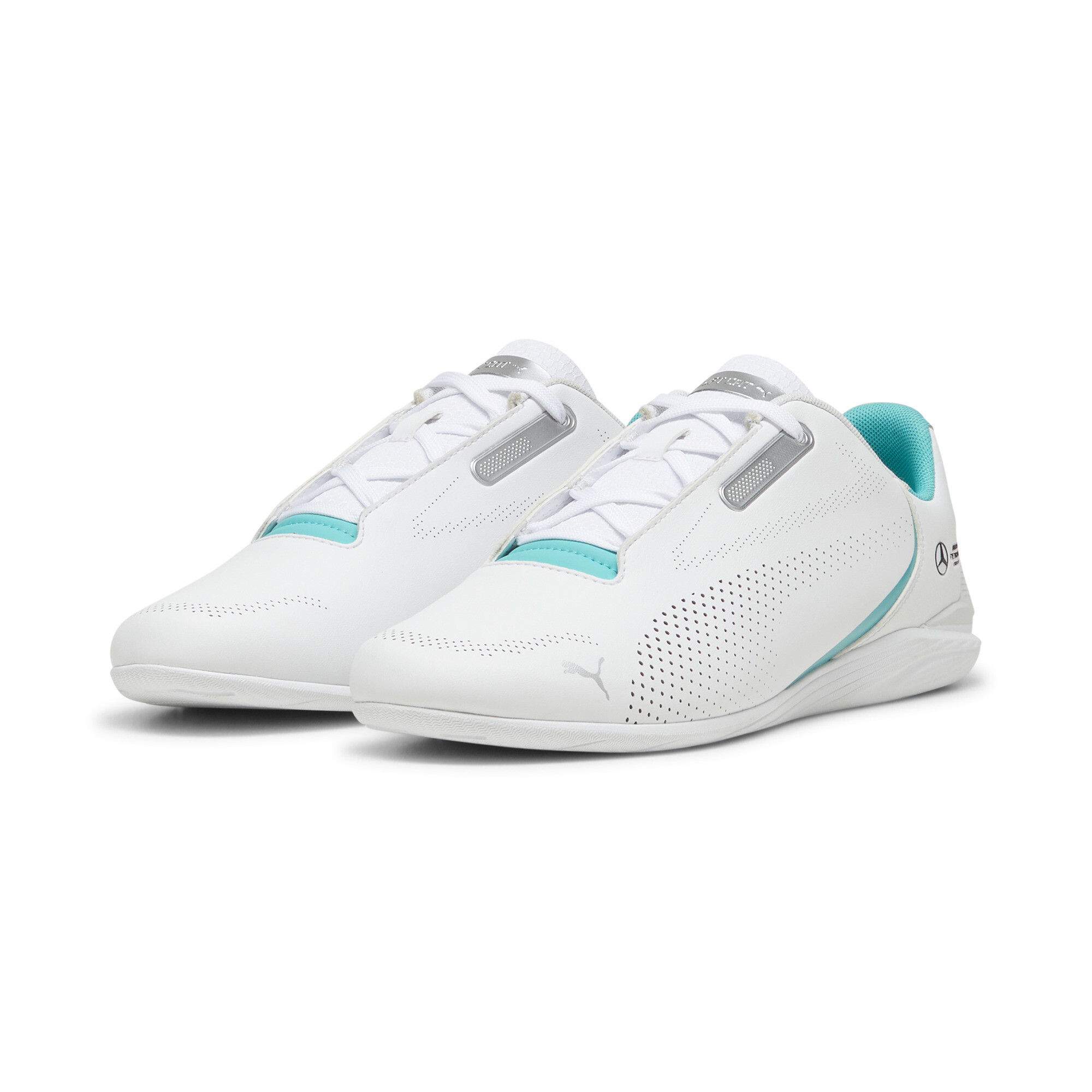 Men's PUMA Mercedes-AMG Petronas F1® Drift Cat Decima 2. 0 Sneakers In White, Size EU 41