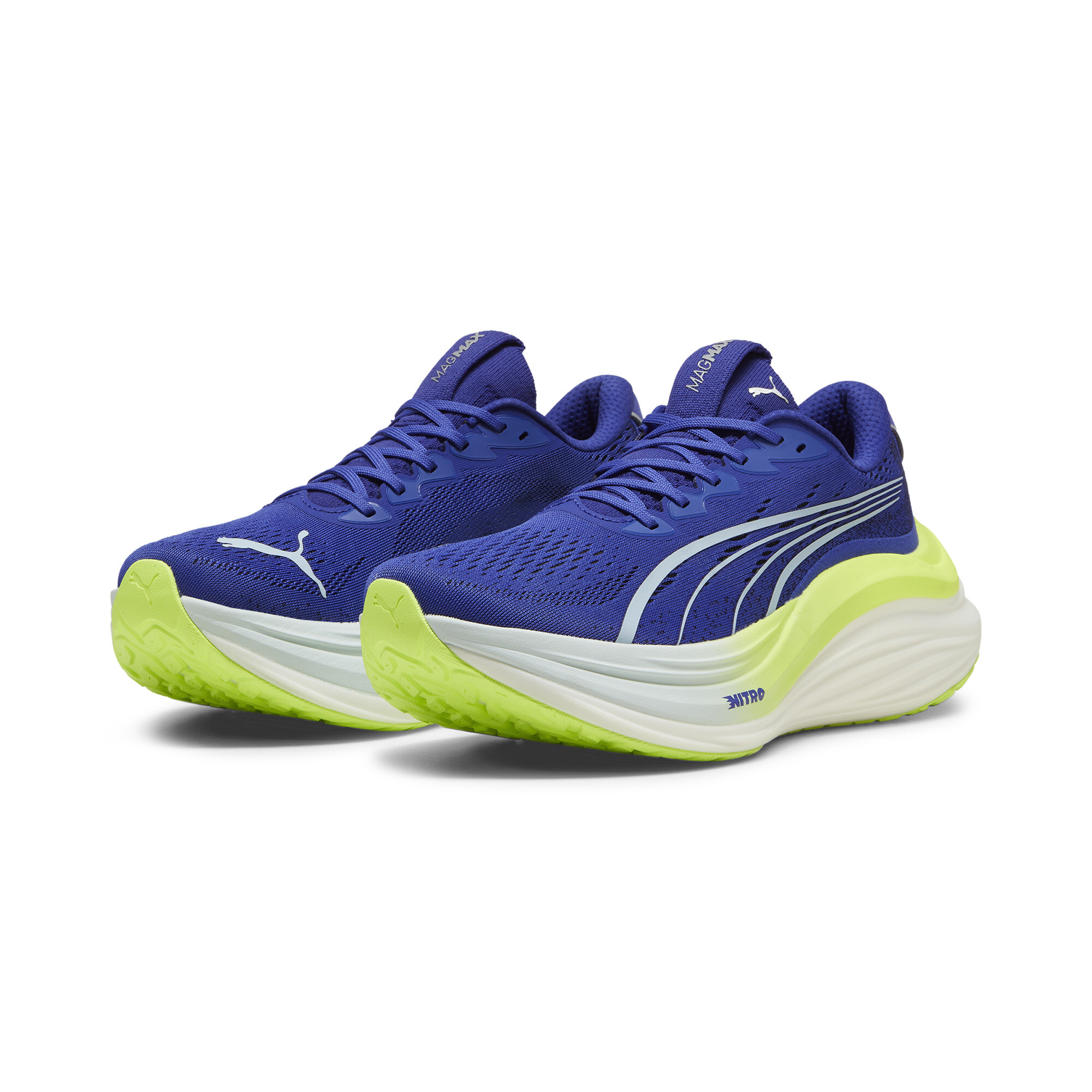 Men's PUMA MagMax NITRO™ Running Shoes Men In Blue, Size EU 40.5