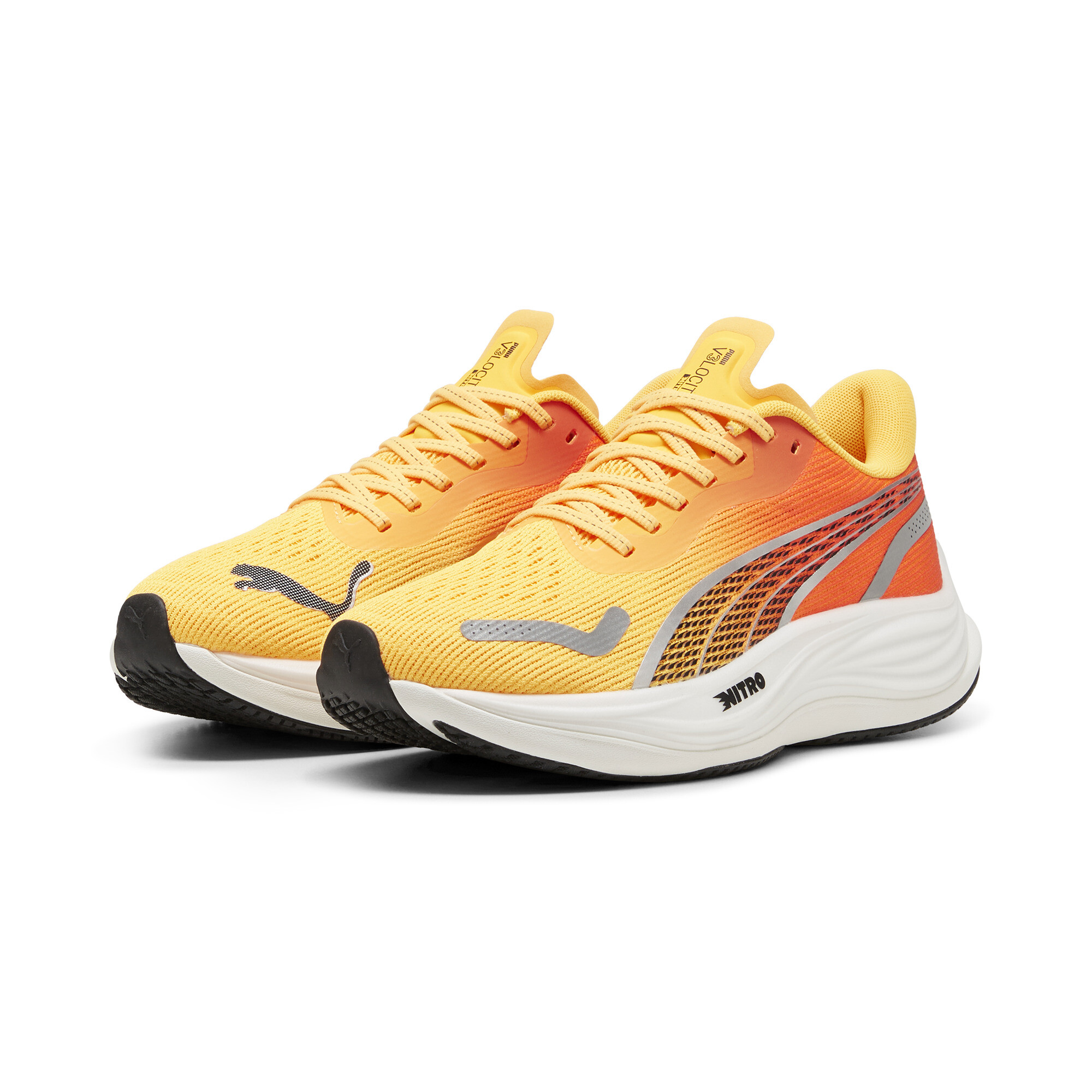 Women's PUMA Velocity NITRO™ 3 Running Shoes Women In Orange, Size EU 36