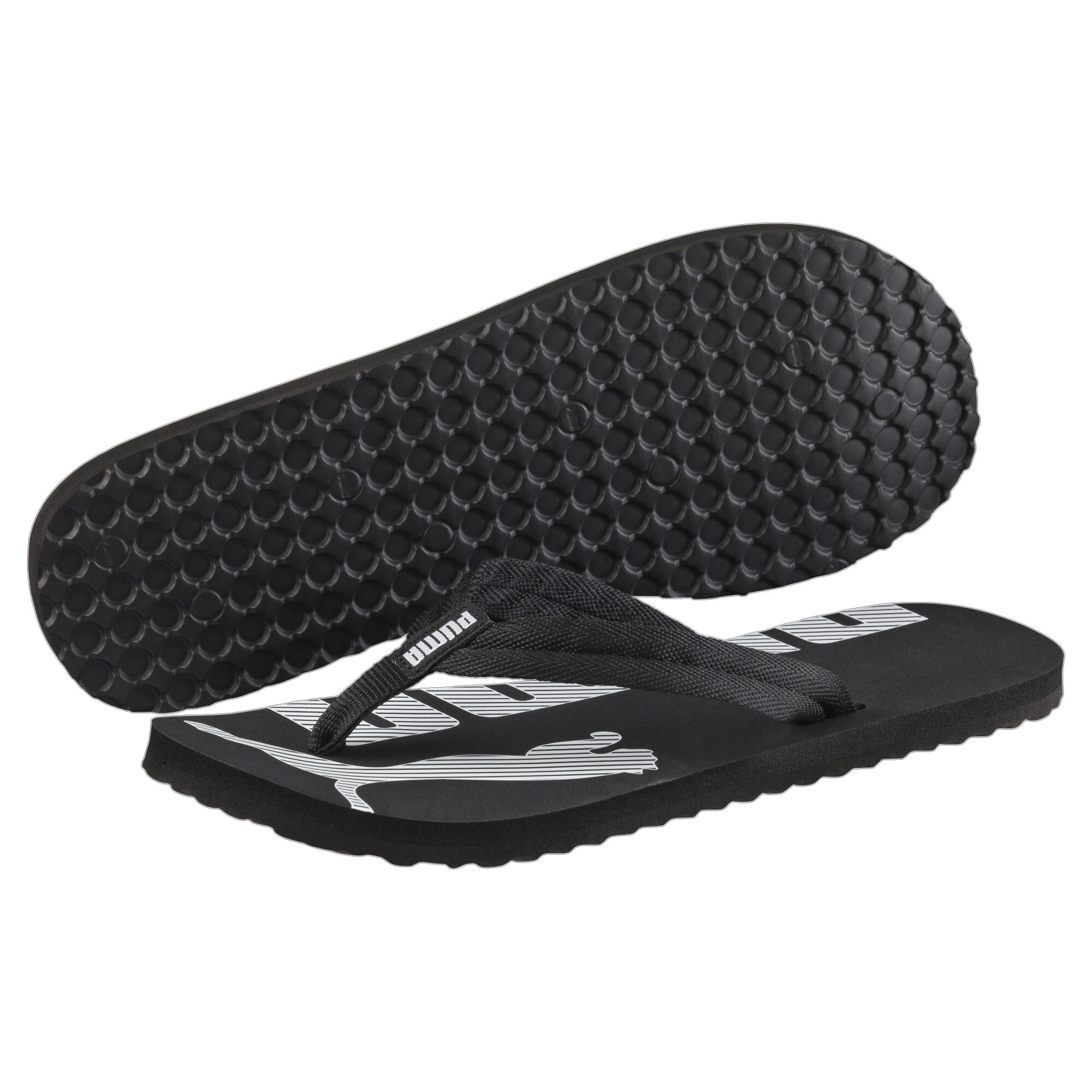 Men's PUMA Epic Flip V2 Sandals In Black, Size EU 46