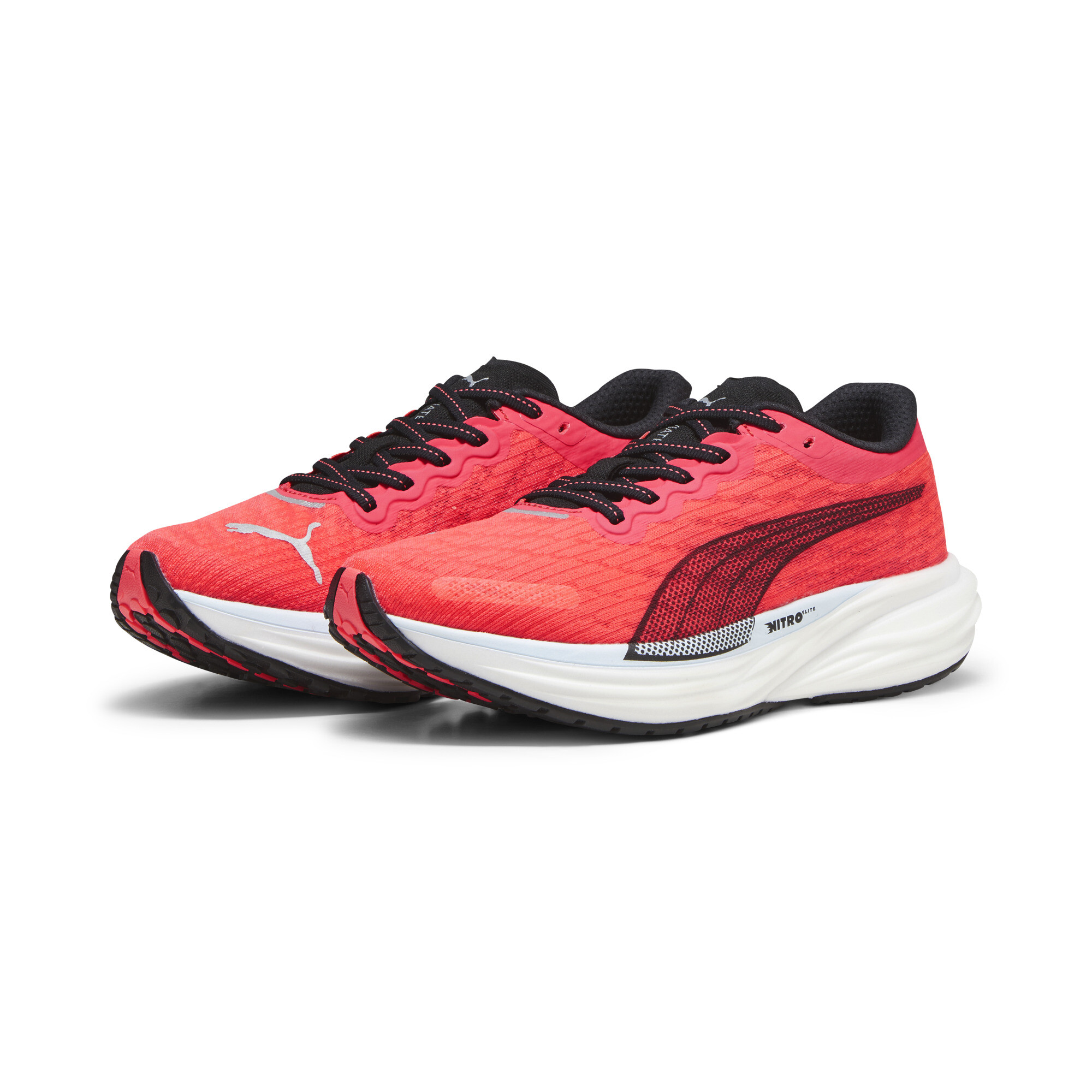 Women's PUMA Deviate NITRO™ 2 Running Shoes In Red, Size EU 36