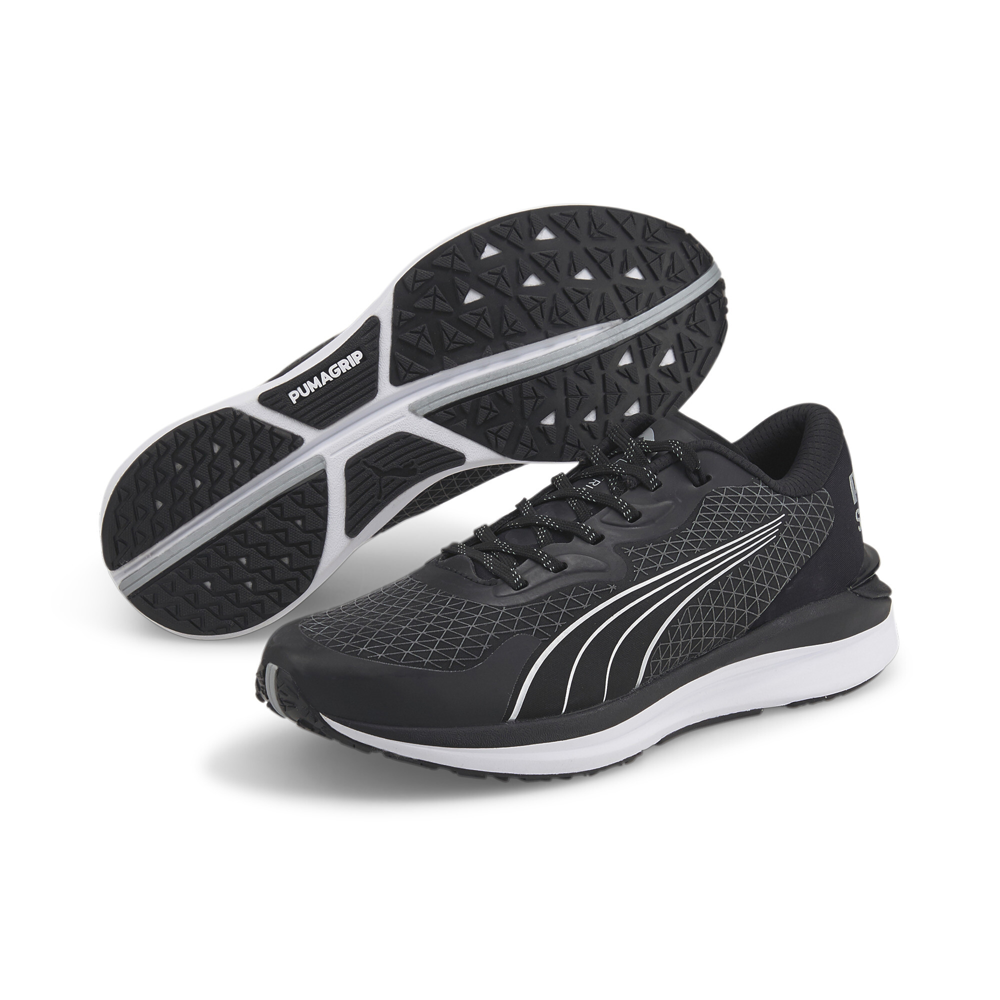 Women's PUMA Electrify NITRO 2 WTR Running Shoes Women In Black, Size EU 37.5