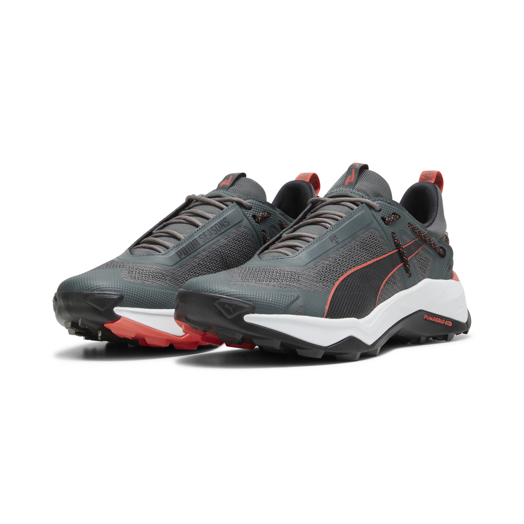 Men's PUMA Explore NITROâ¢ Hiking Shoes In Gray, Size EU 43