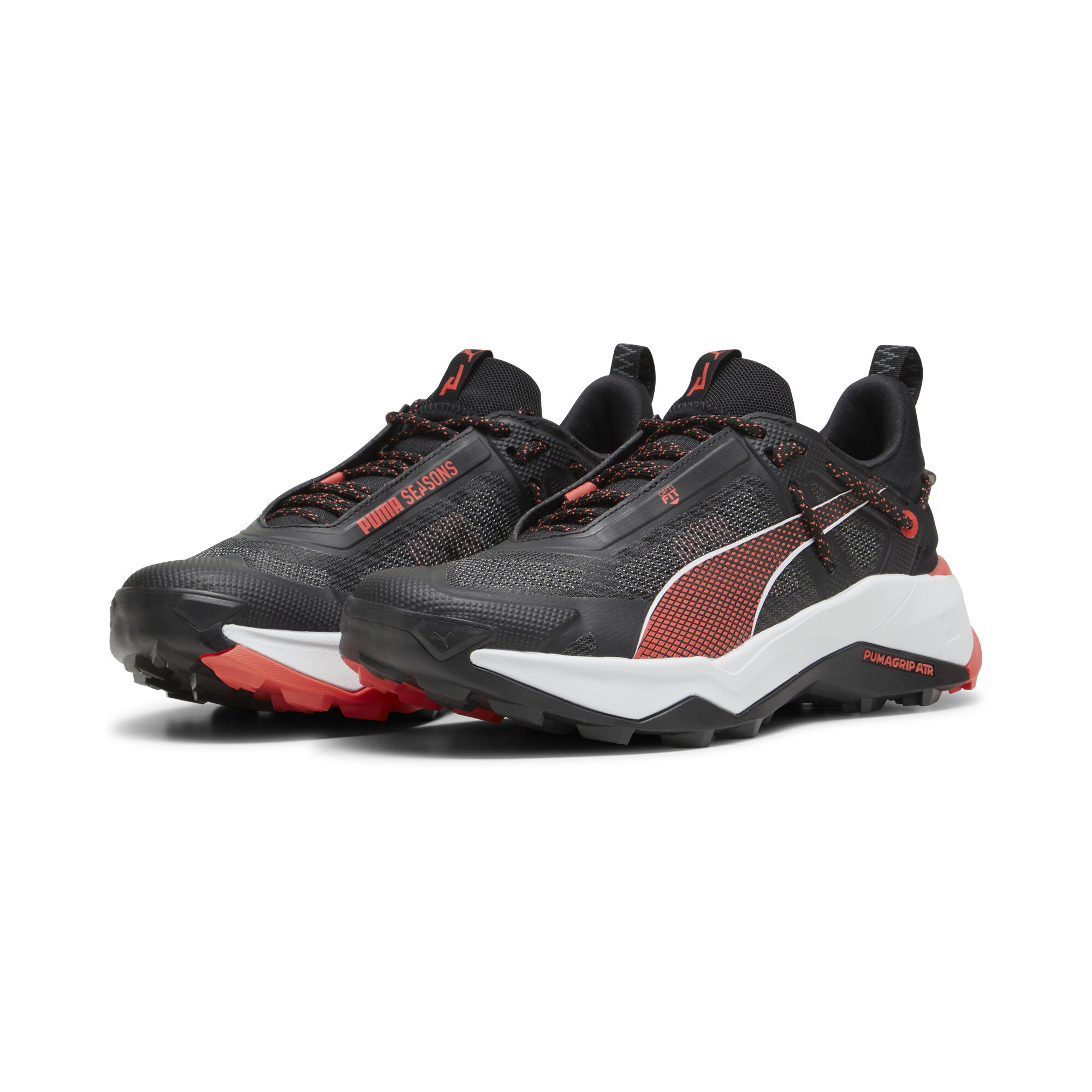 Women's PUMA Explore NITROâ¢ Hiking Shoes In Black, Size EU 40.5