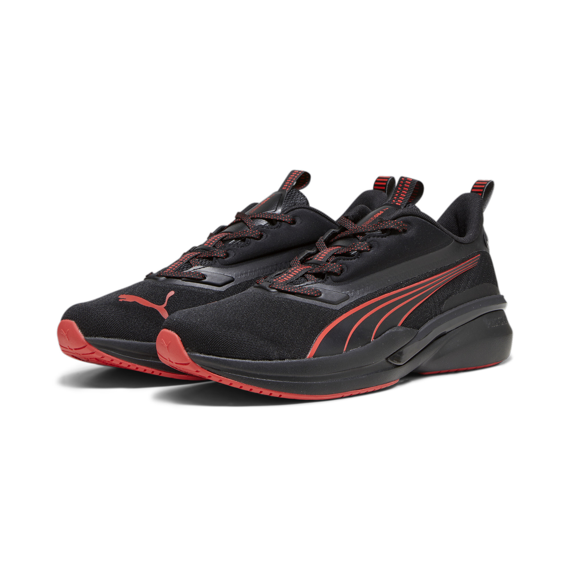 Men's PUMA Hyperdrive ProFoam SPEED Running Shoes In Black, Size EU 39
