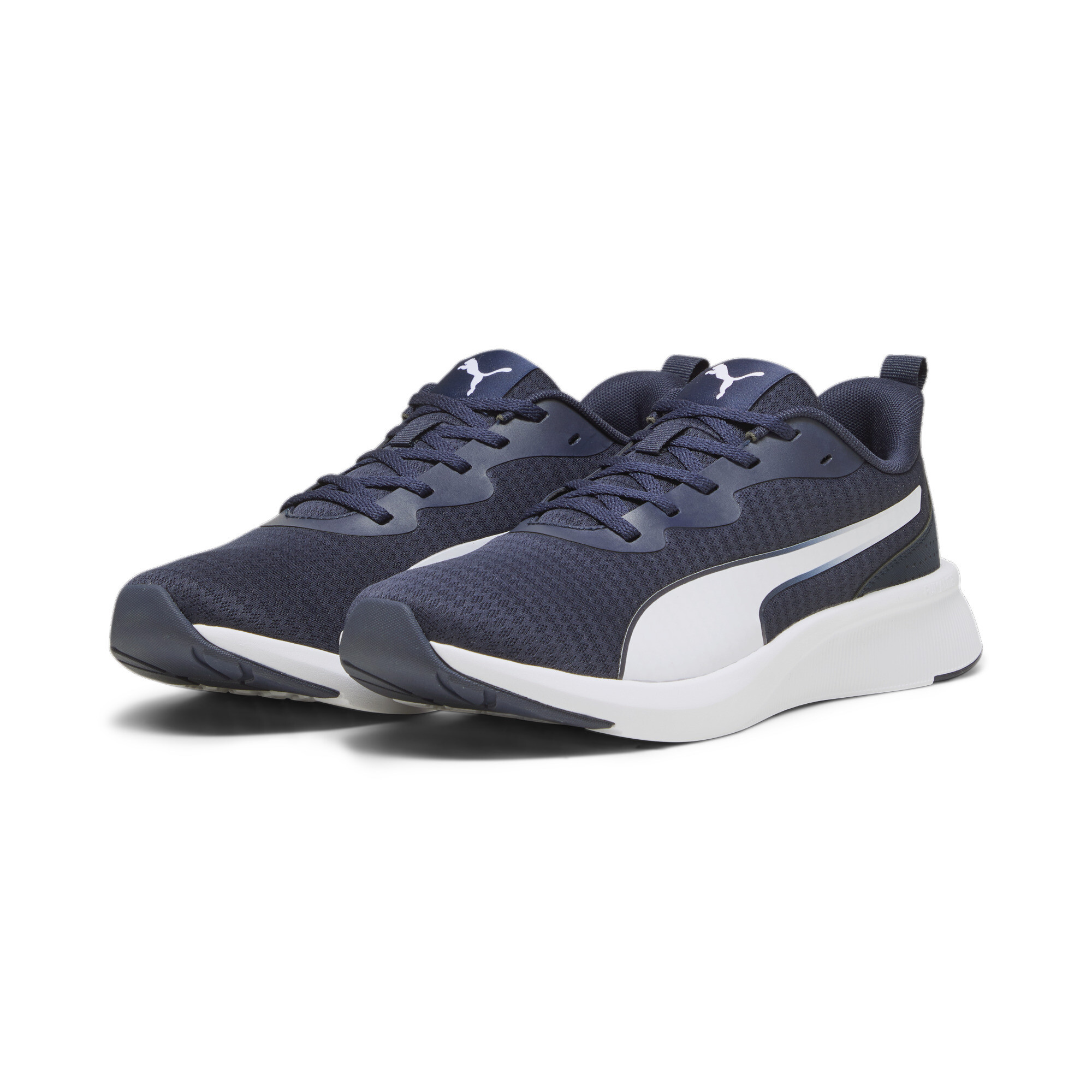 Men's PUMA Flyer Lite Running Shoes In Blue, Size EU 46