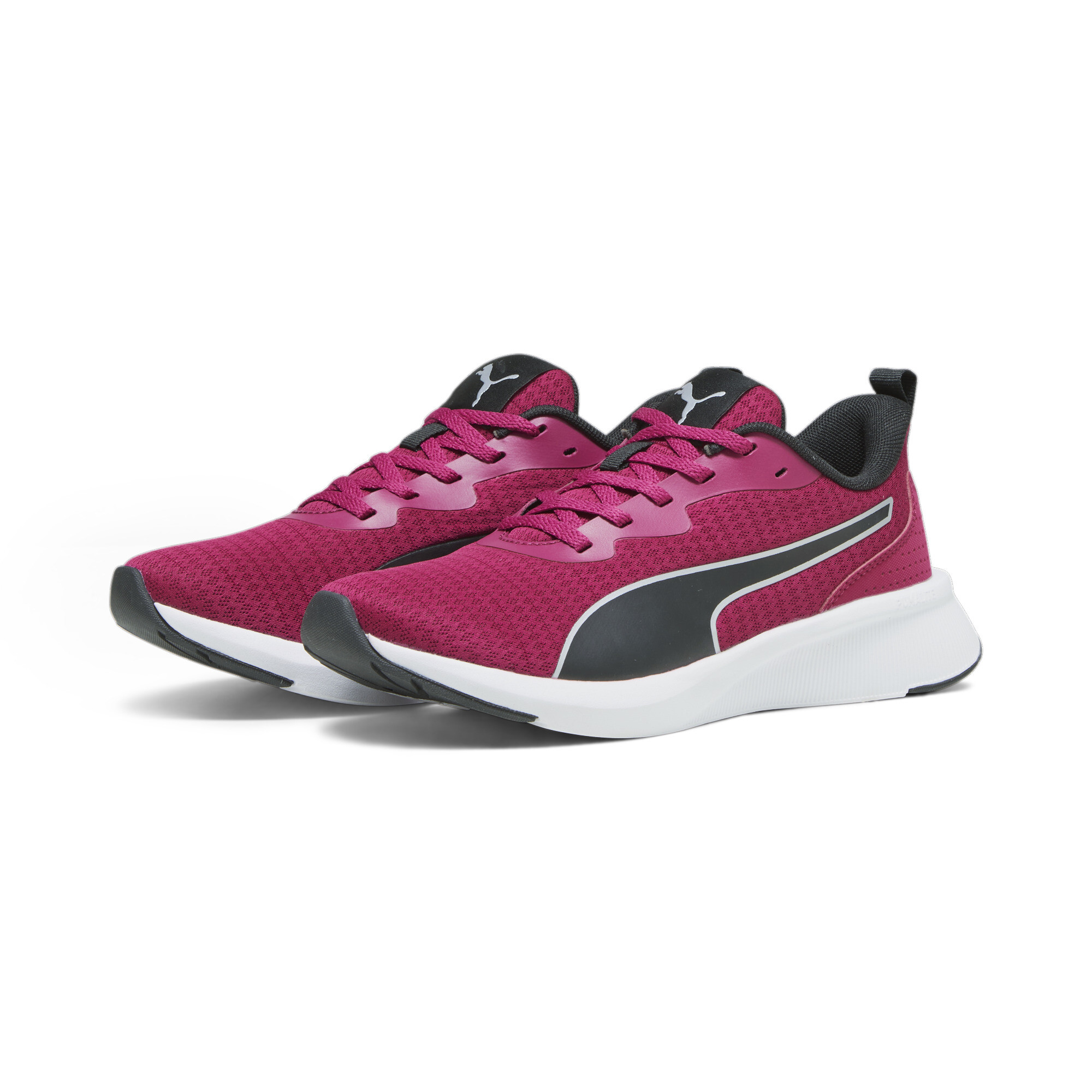 Men's PUMA Flyer Lite Running Shoes In Pink, Size EU 40.5