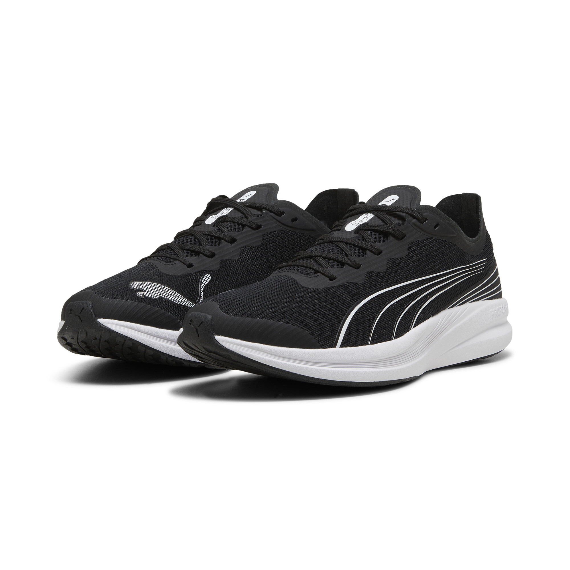 Men's PUMA Redeem Pro Racer Running Shoe In Black, Size EU 44