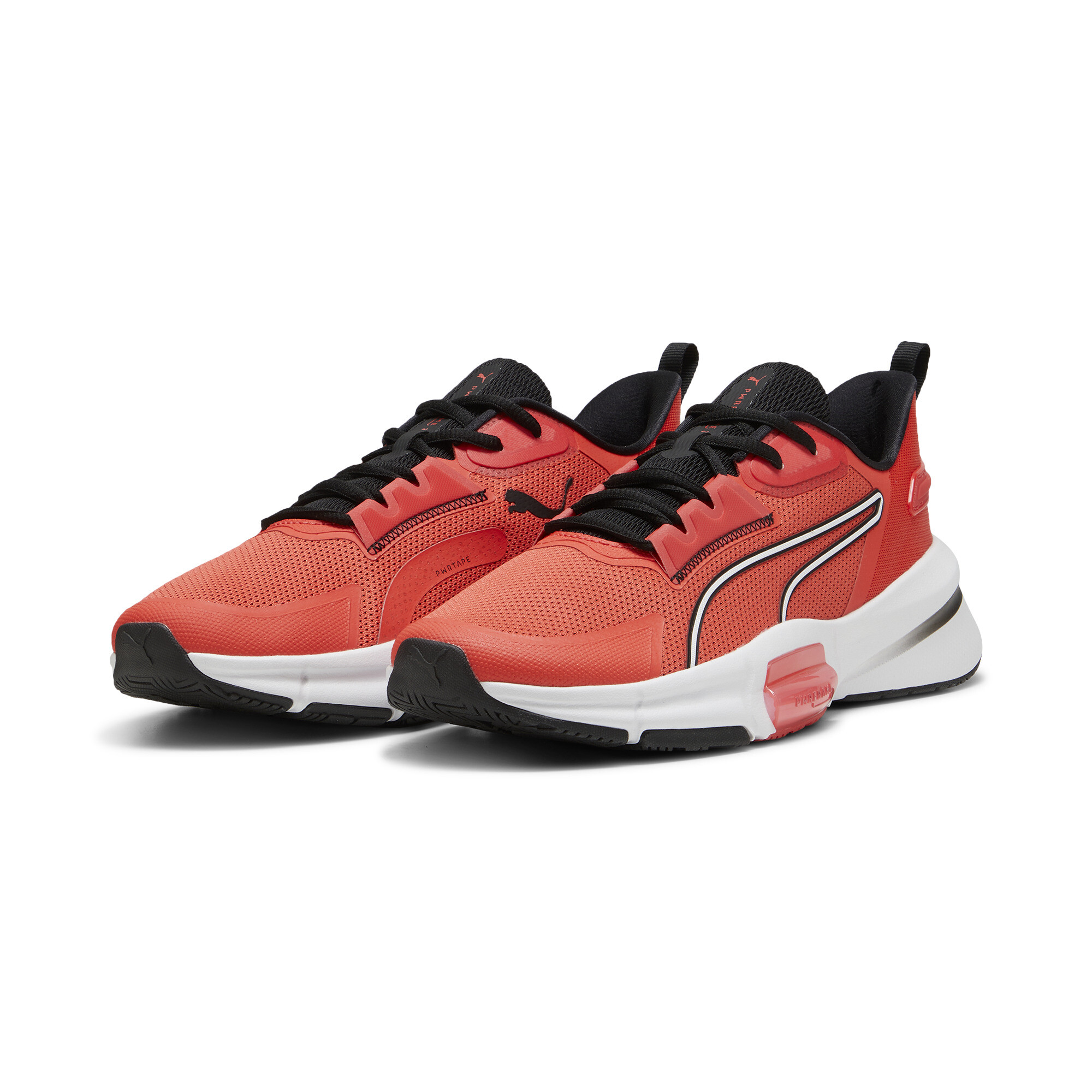 Men's PUMA PWRFrame TR 3 Training Shoes In Red, Size EU 42.5