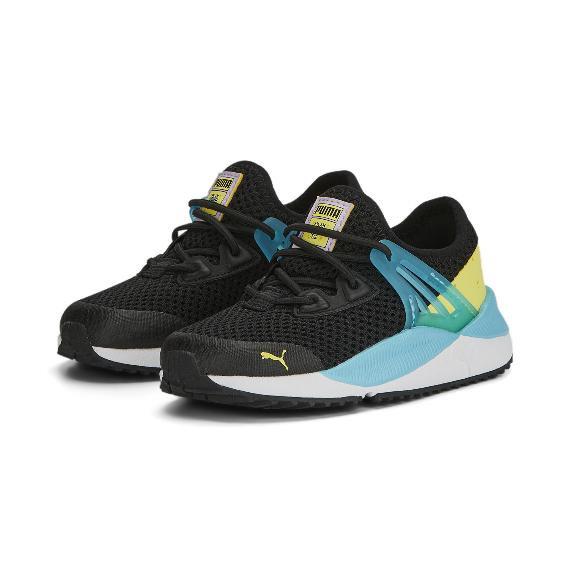 Kids' PUMA X SPONGEBOB Pacer Future Shoes Baby In Black, Size EU 27