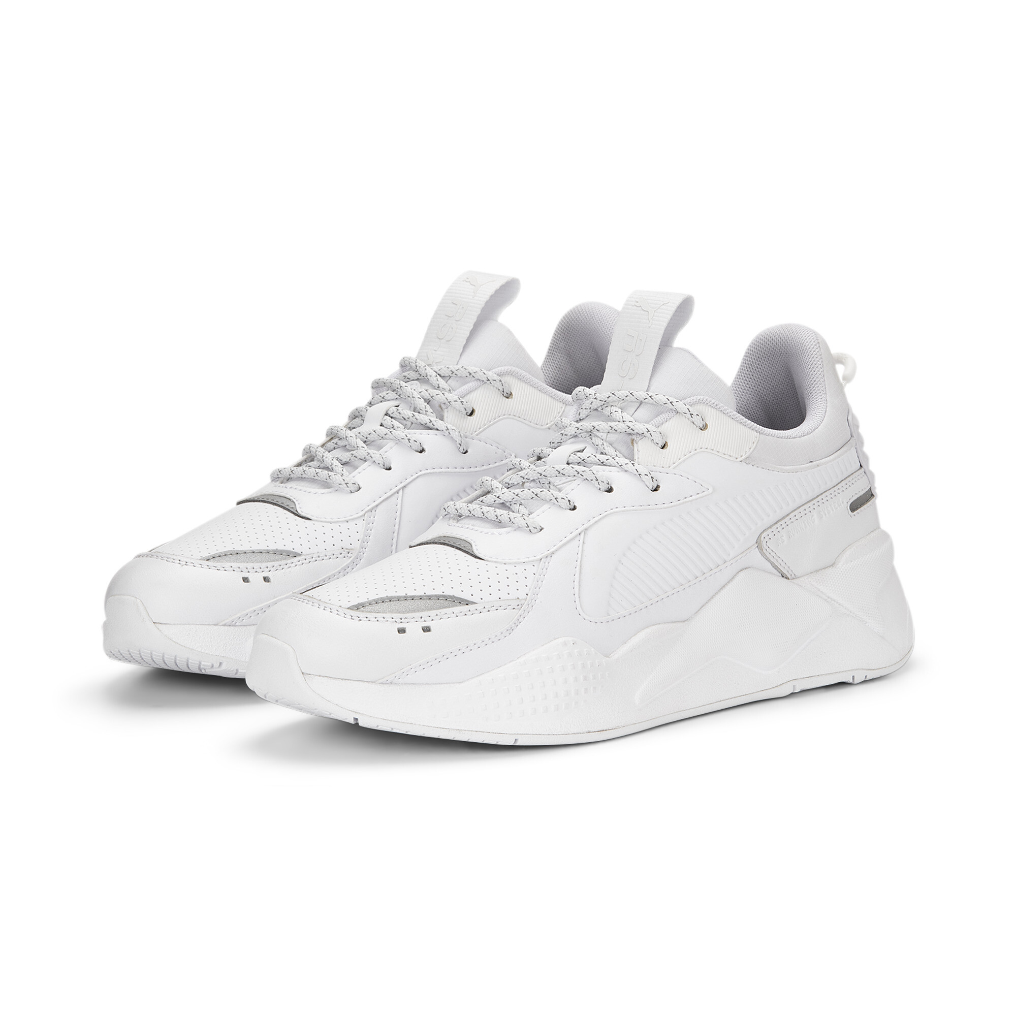 Men's PUMA RS-X Triple Sneakers In White, Size EU 45