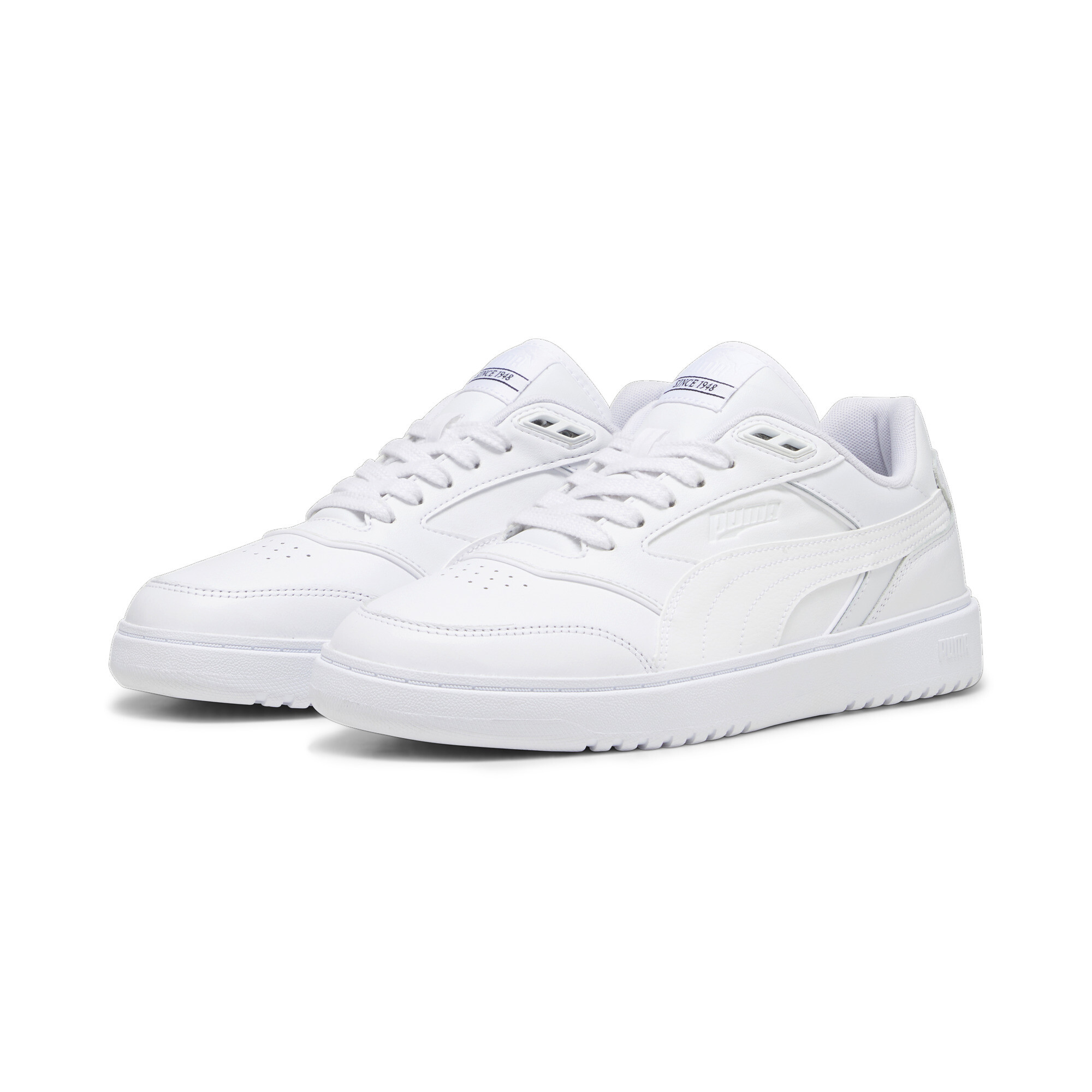 PUMA Doublecourt Sneakers Unisex In White, Size EU 42.5