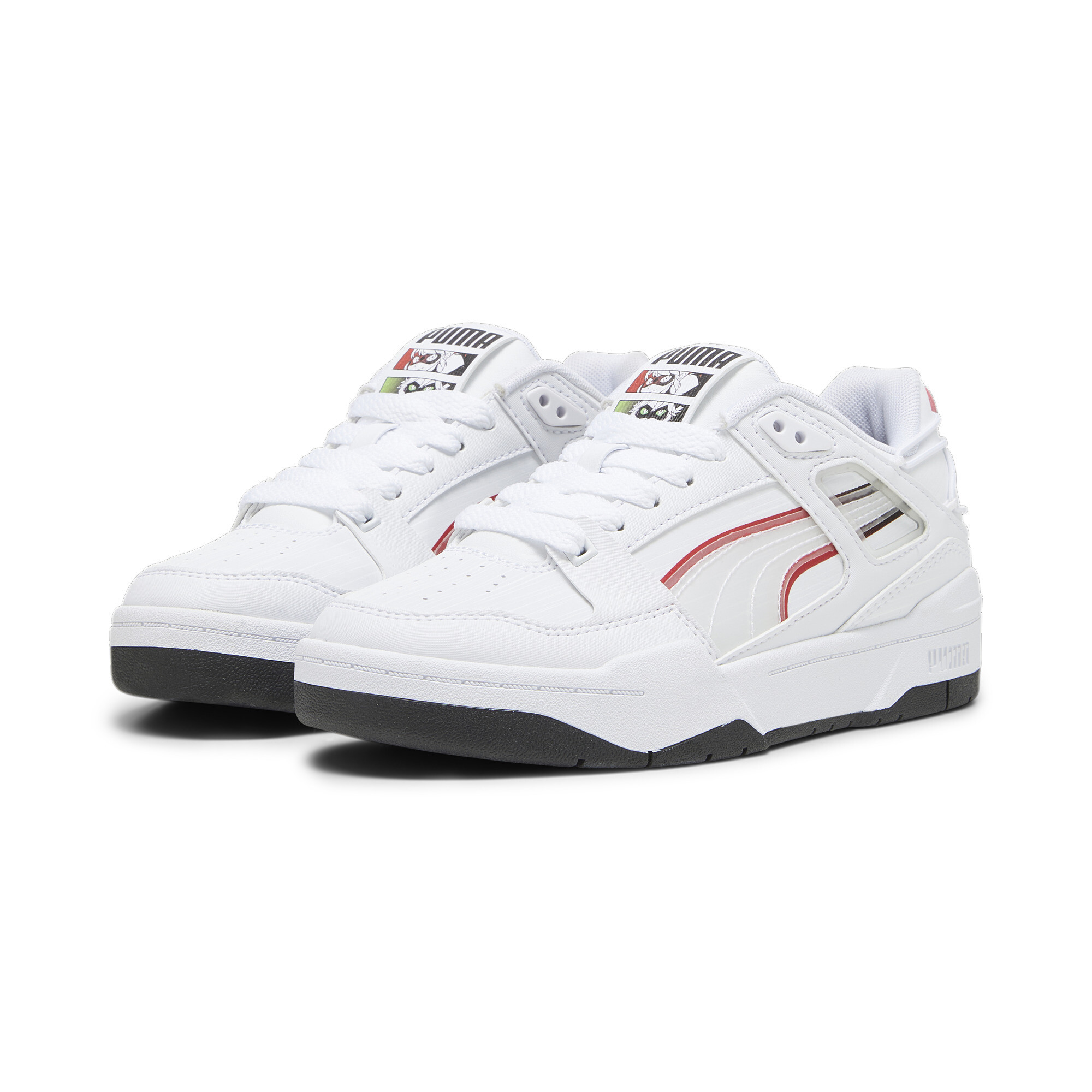 PUMA X MIRACULOUS Slipstream Youth Sneakers In White, Size EU 35.5