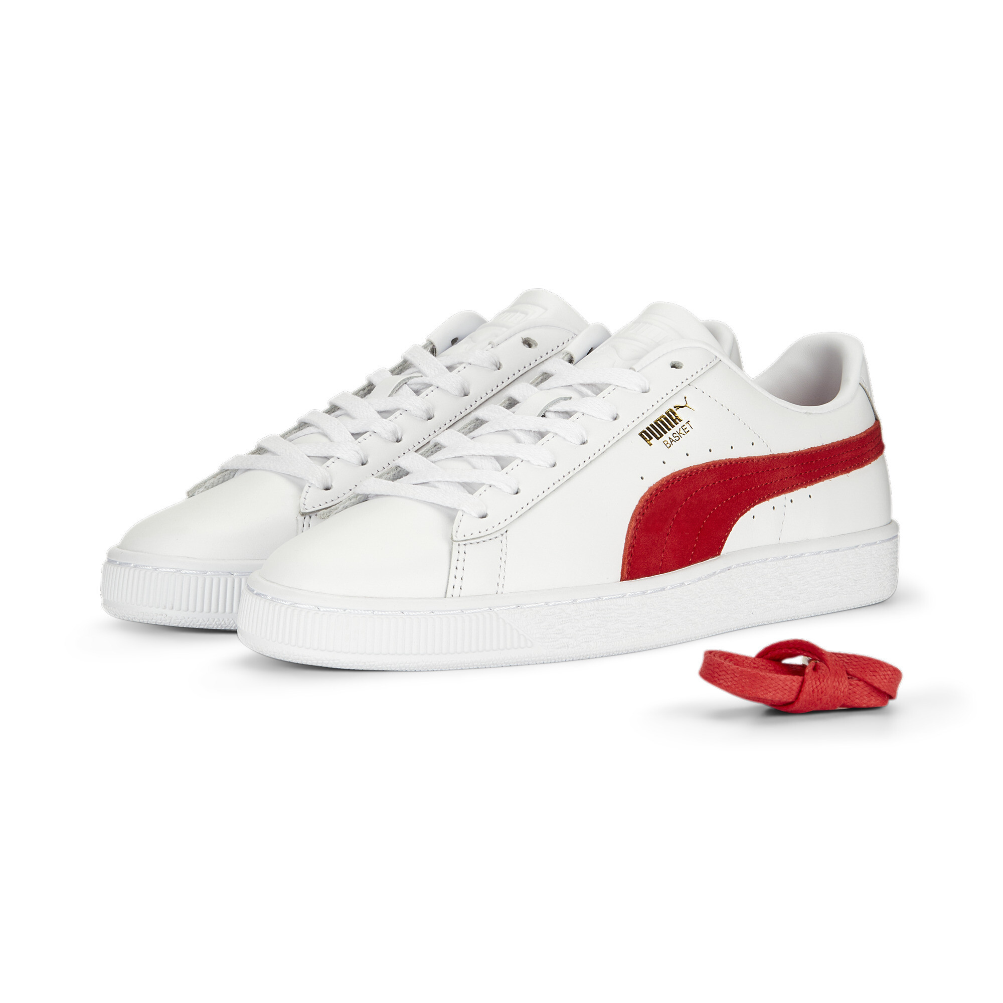 Men's PUMA Basket Classic 75Y Sneakers In White, Size EU 37.5