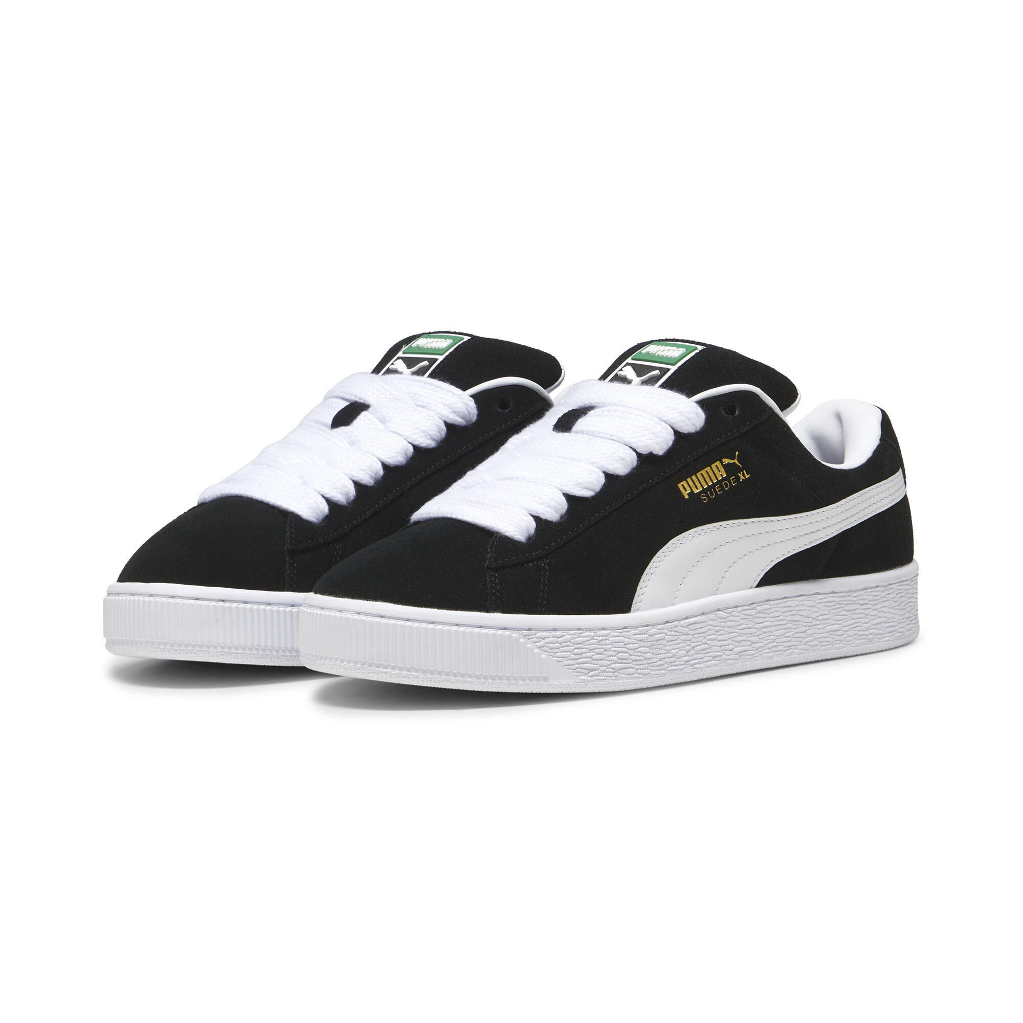 Kids' PUMA Suede XL Sneakers Unisex In Black, Size EU 37