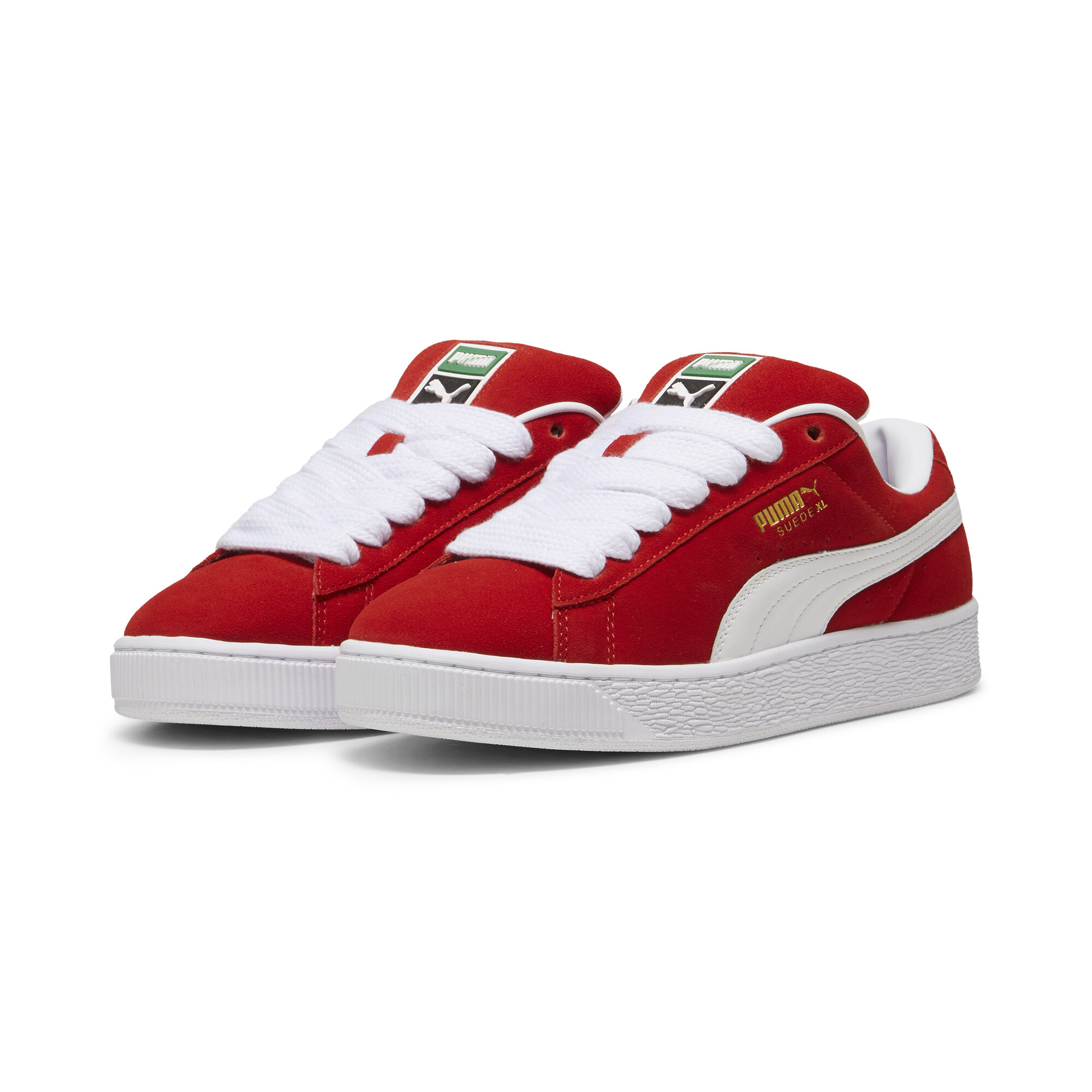 Unisex PUMA Suede XL Sneakers In Red, Size EU 40