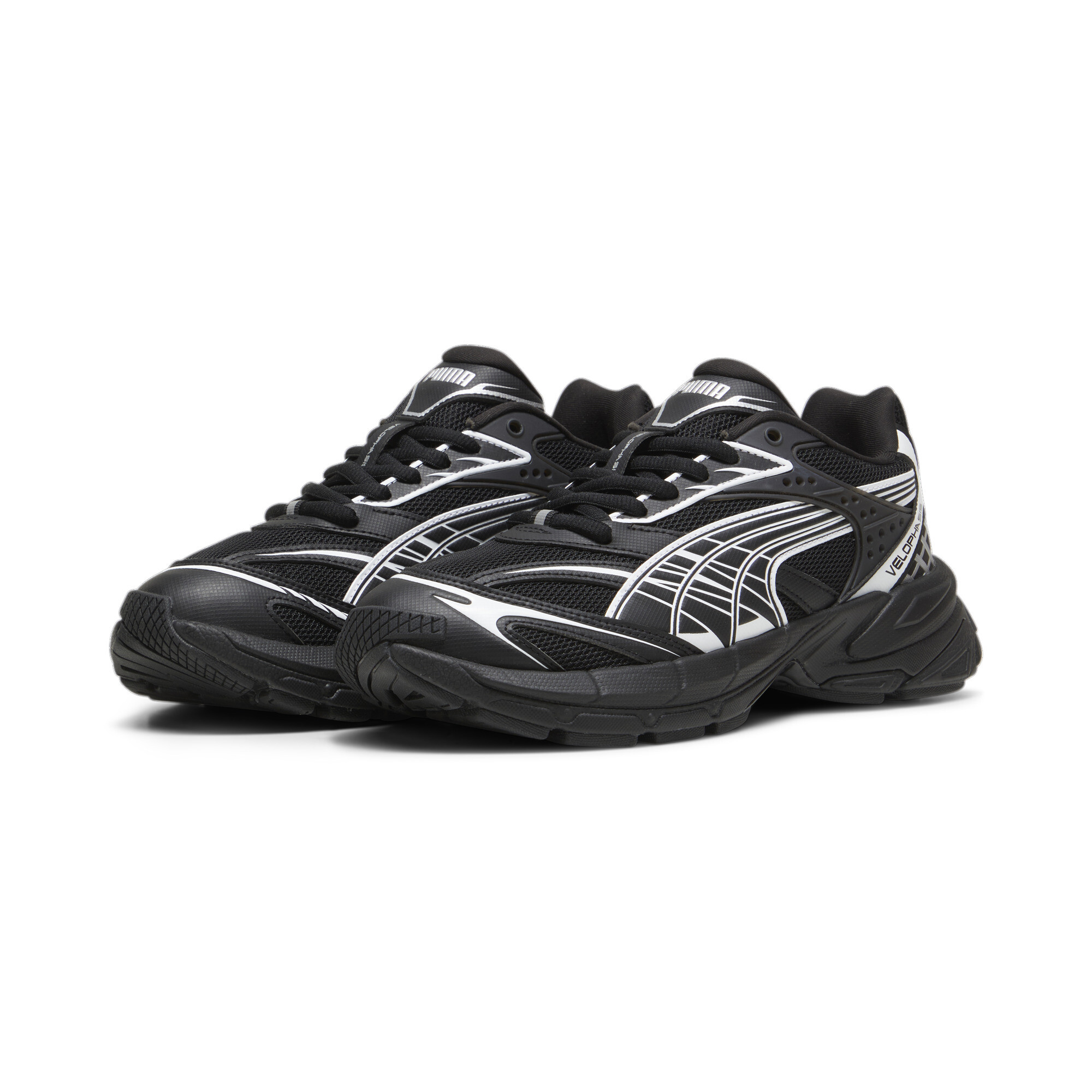 Men's PUMA Velophasis Always On Sneakers In Black, Size EU 40