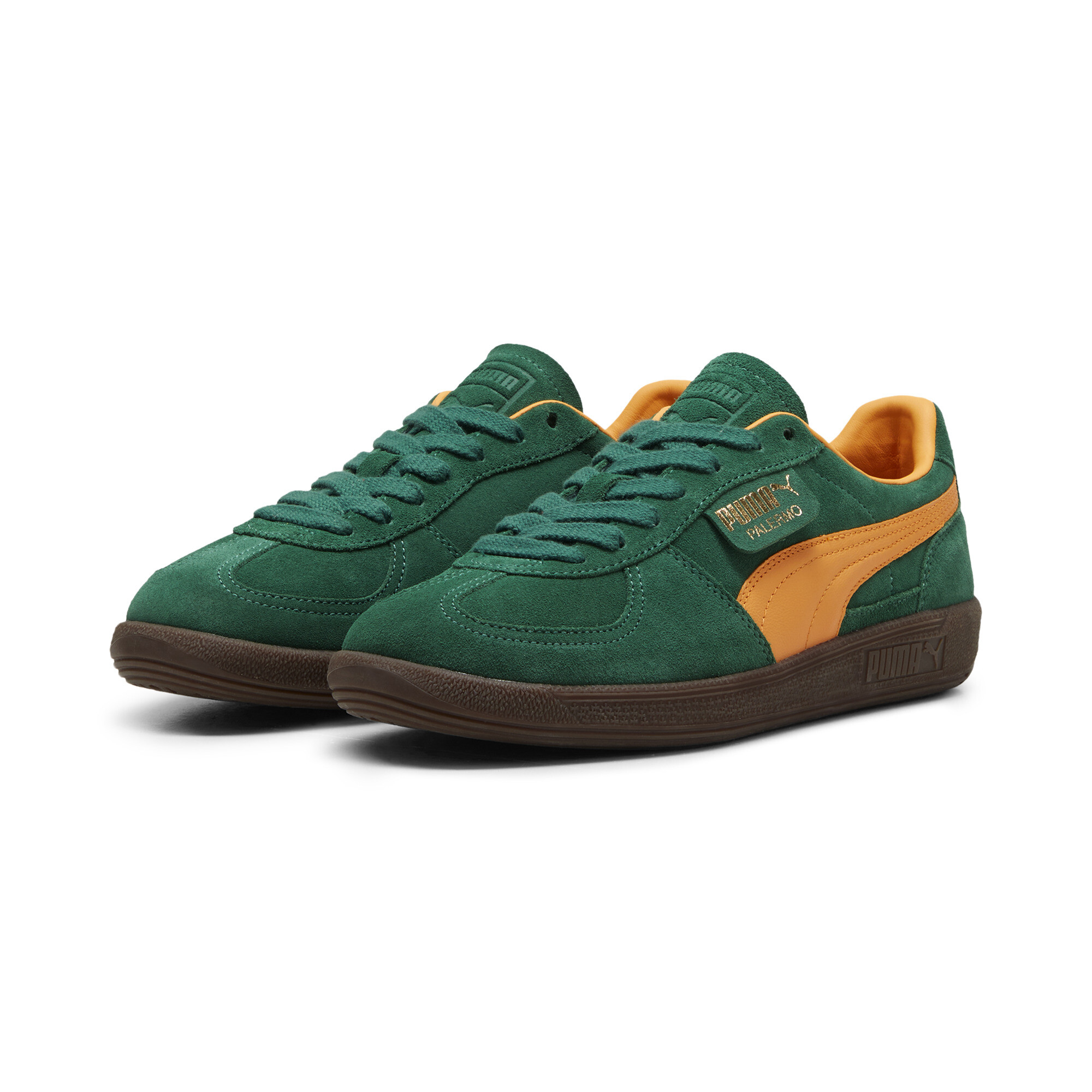 Kids' PUMA Palermo Sneakers Unisex In Green, Size EU 35.5