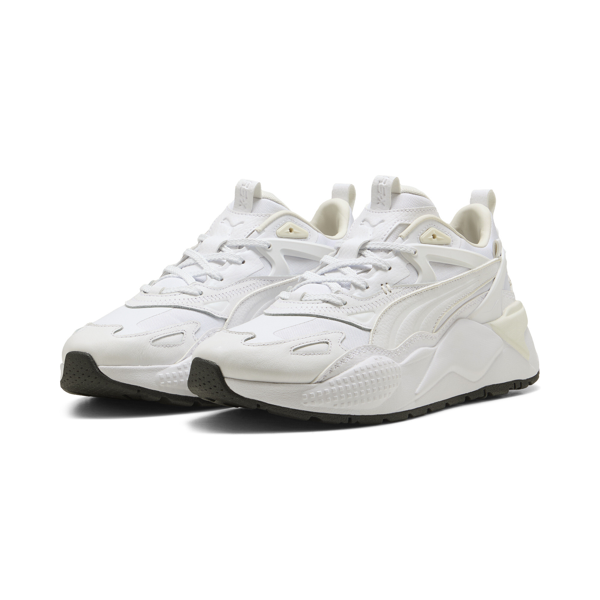 Kids' PUMA RS-X Efekt S&P Sneakers In White, Size EU 44.5