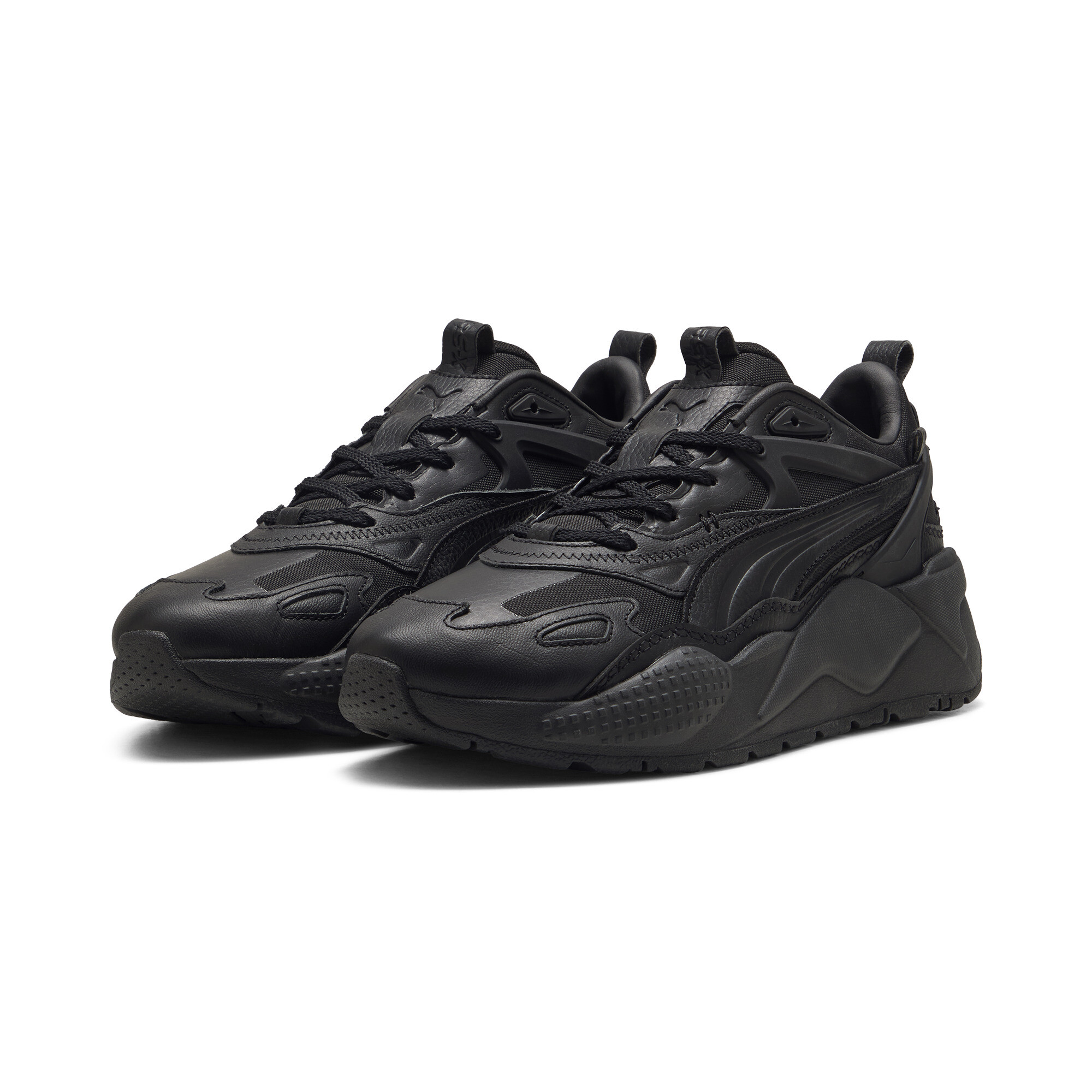 Kids' PUMA RS-X Efekt S&P Sneakers In Black, Size EU 42.5