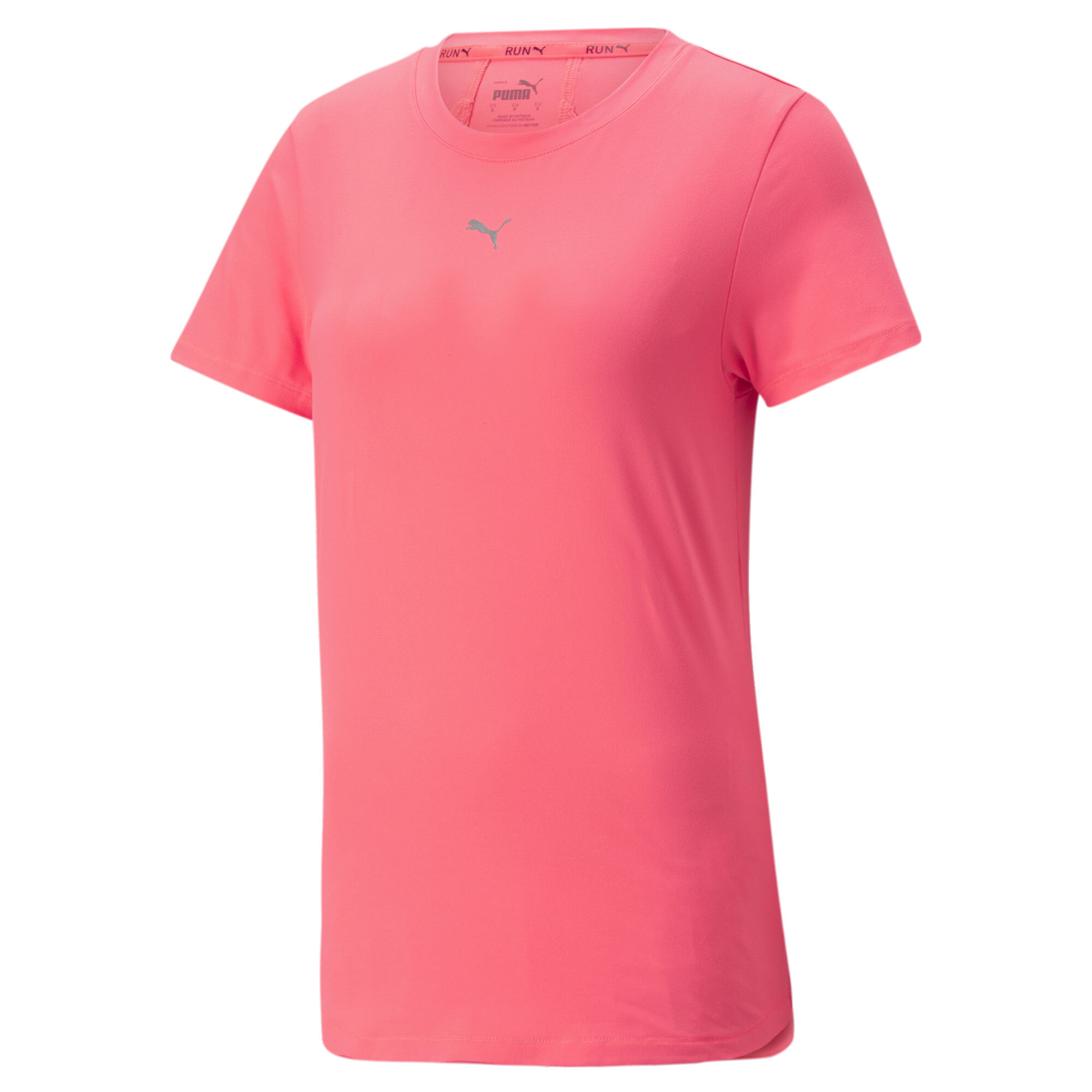 Women's PUMA CLOUDSPUN Running T-Shirt Women In Pink, Size XS