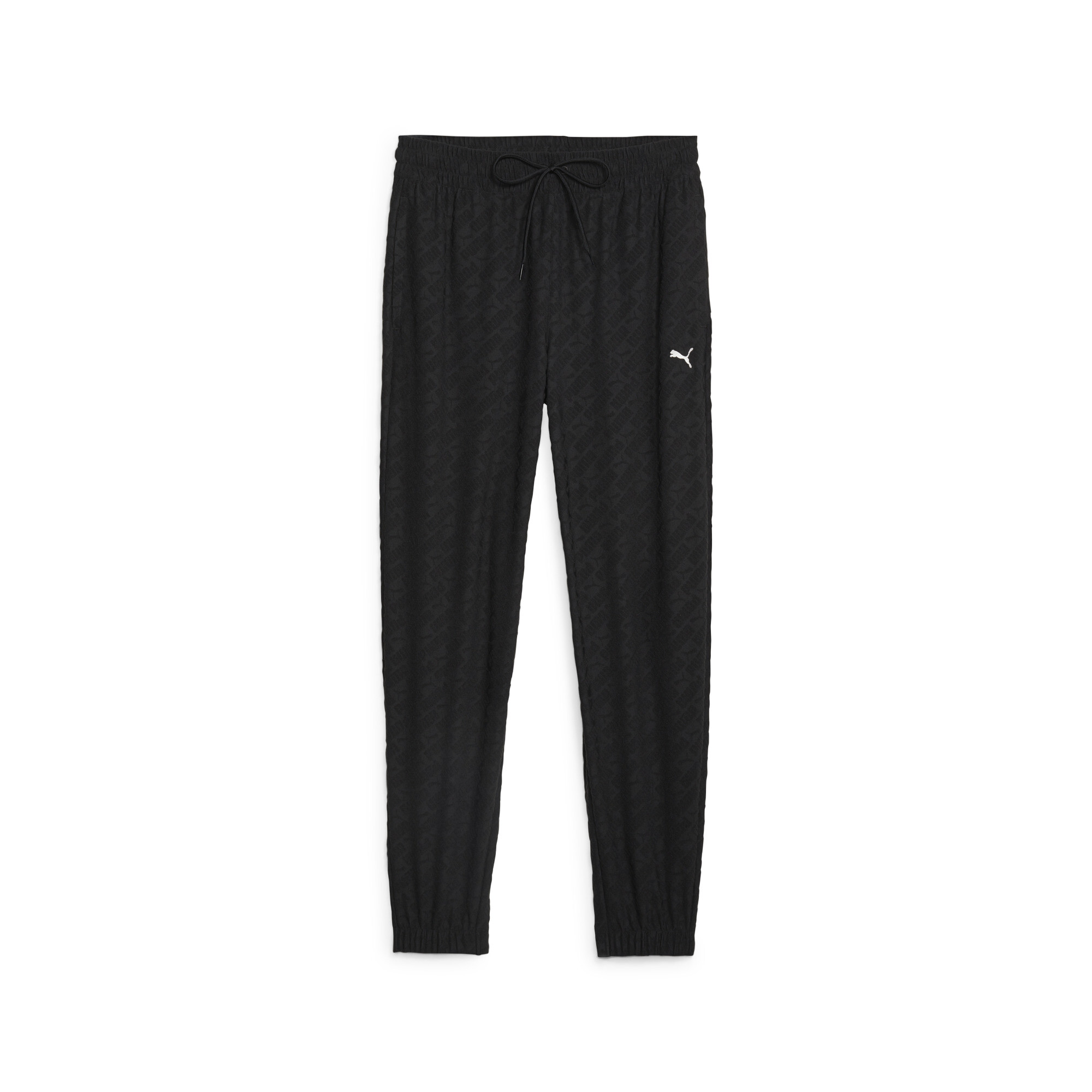 Women's PUMA Fit Training Branded Jogger In Black, Size Large, Polyester