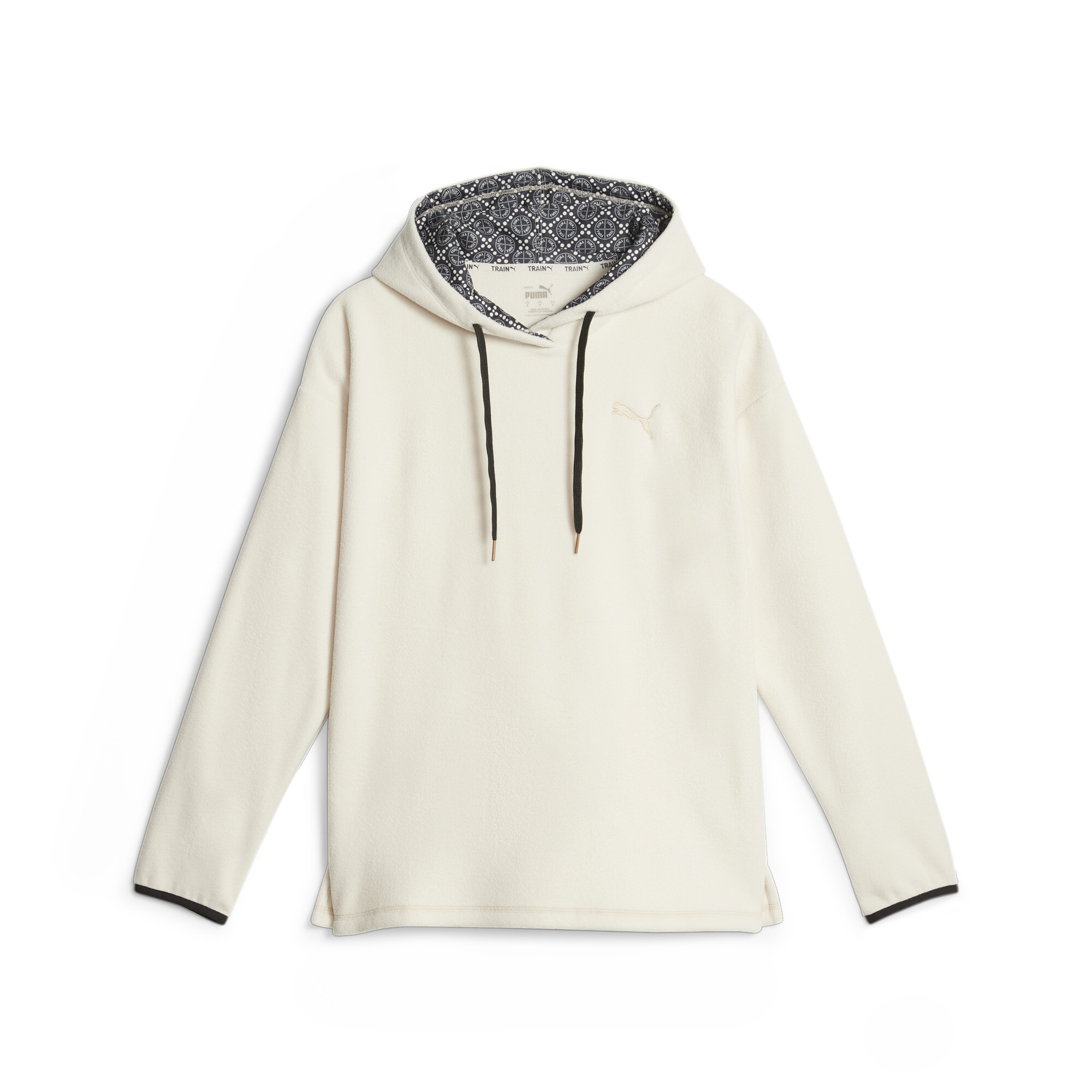 Women's PUMA LOGO LOVE Training Hoodie In White, Size XS