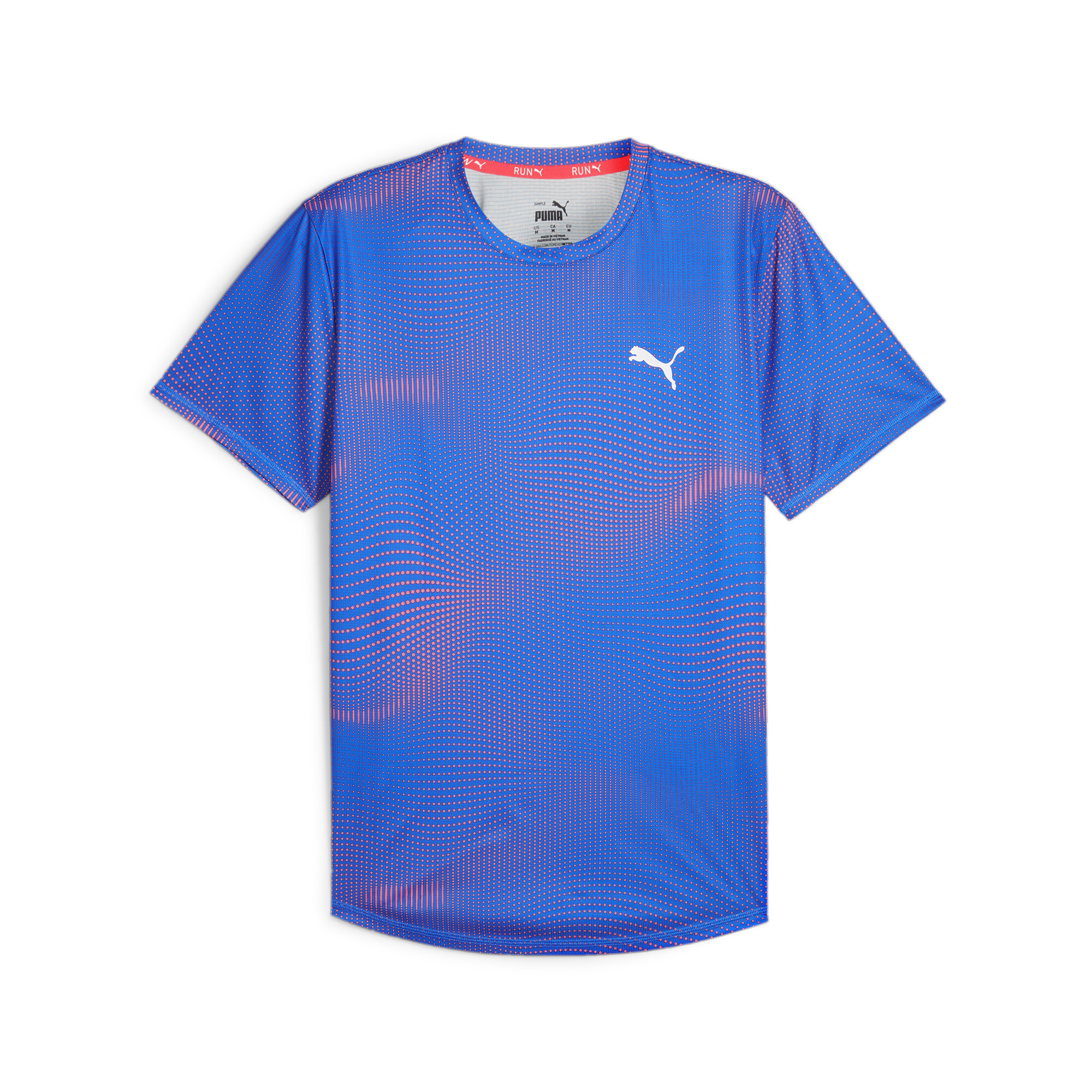 Men's PUMA Run Favourite T-Shirt In Blue, Size Small