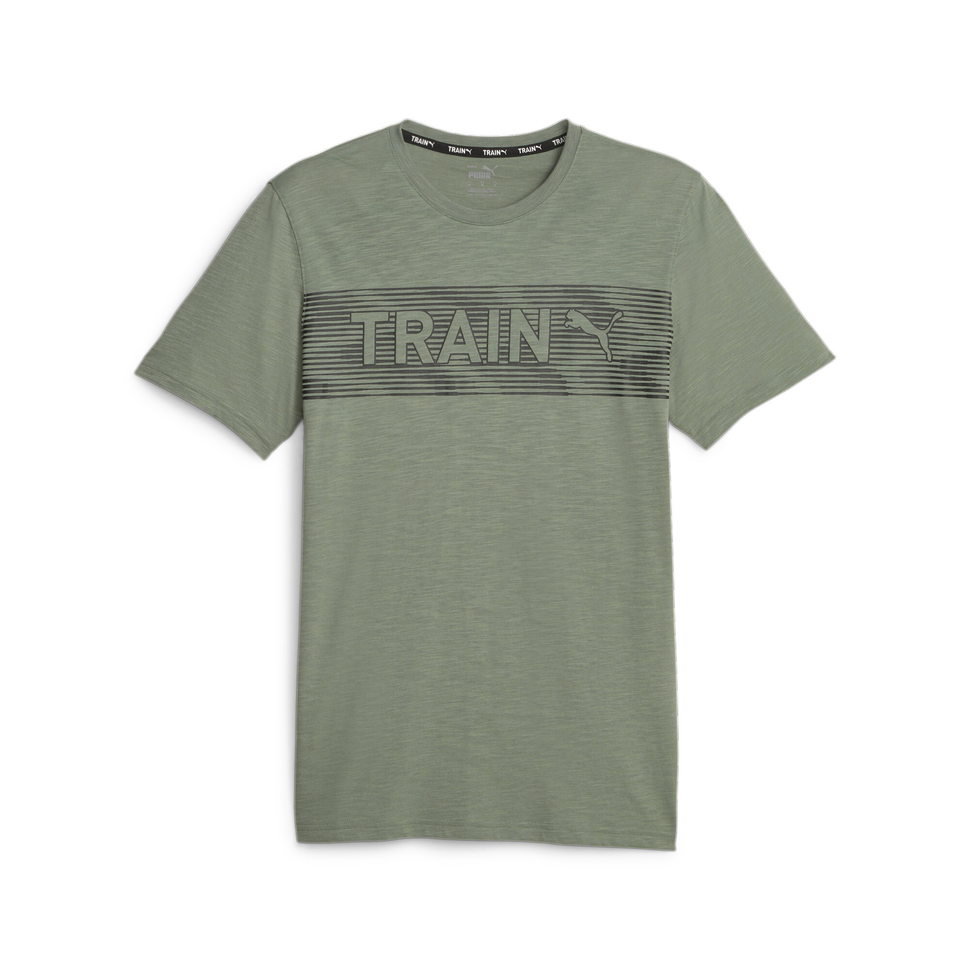 Men's PUMA Training Graphic T-Shirt Concept In Green, Size XS, Polyester