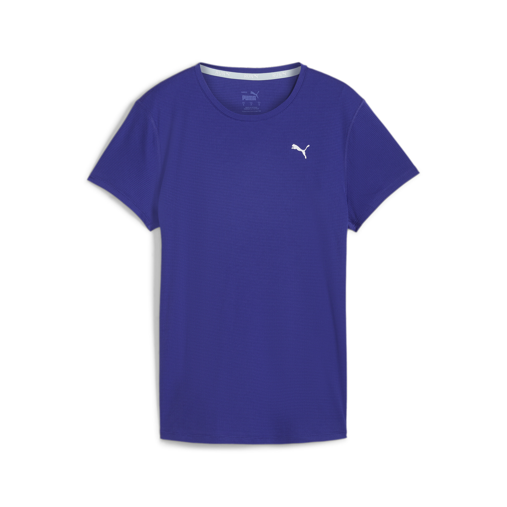 Women's PUMA RUN FAVORITE T-Shirt In Blue, Size XS, Polyester