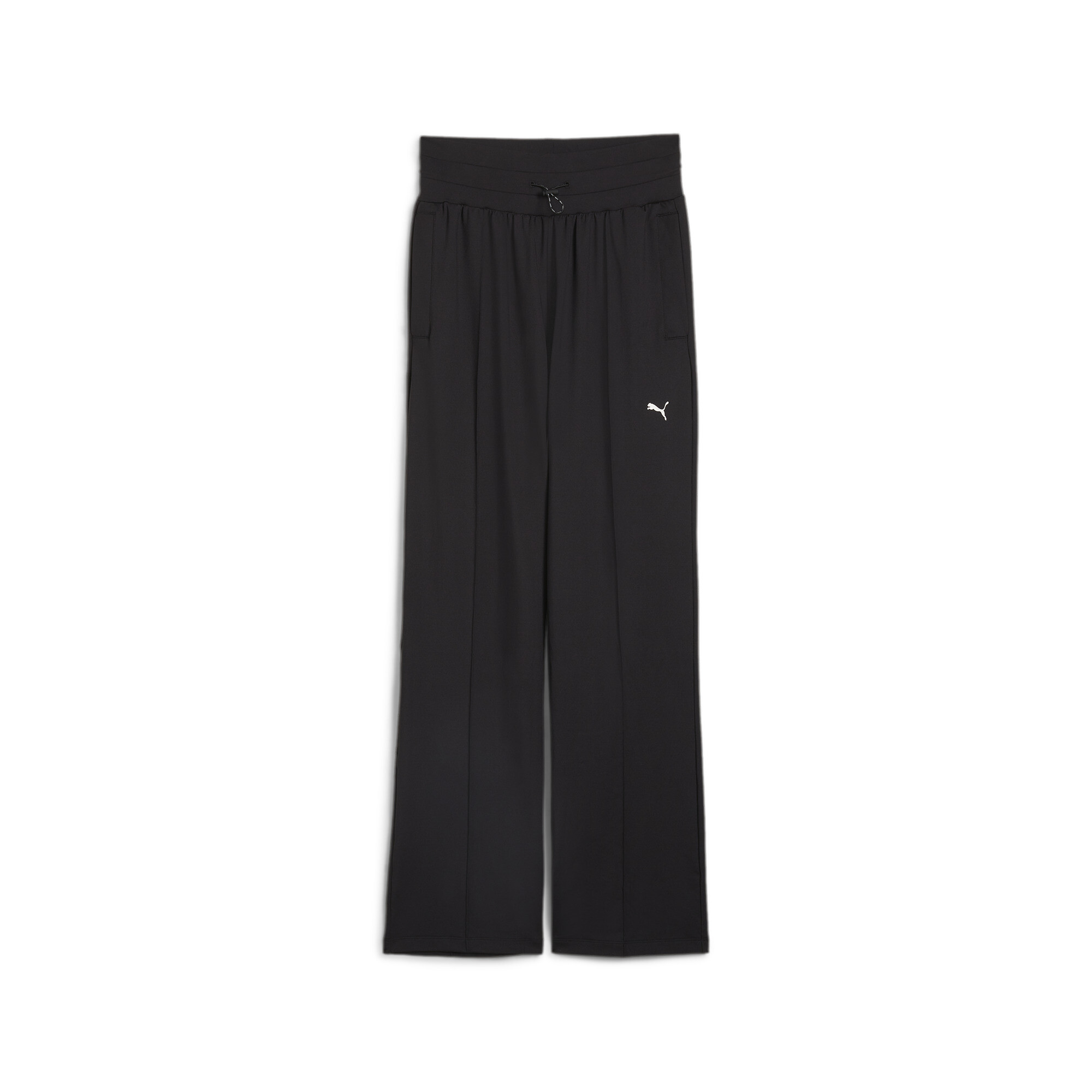 Women's PUMA CLOUDSPUN High-Waist Pants Women In Black, Size Medium