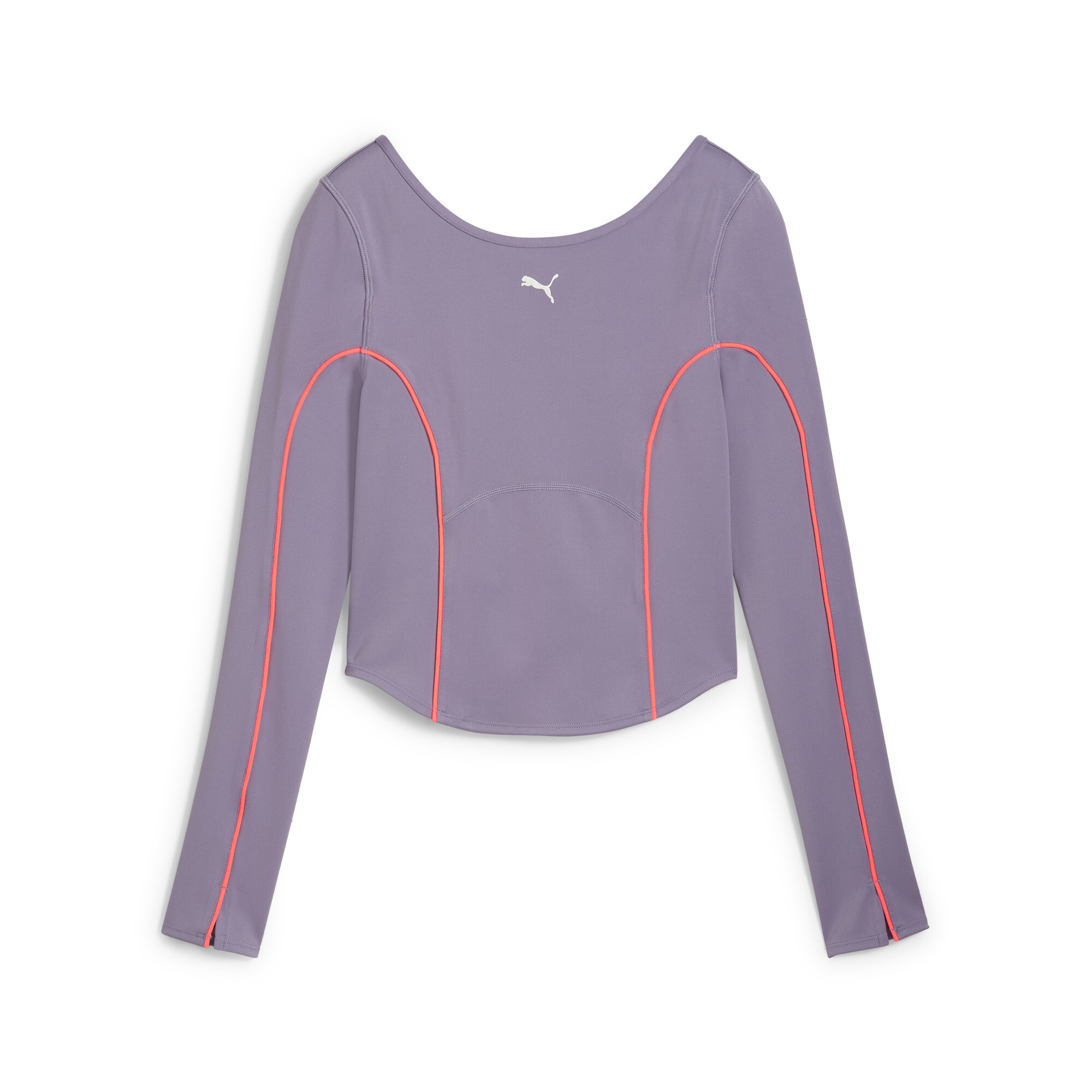 Women's PUMA CLOUDSPUN Long Sleeve Top Women In Purple, Size XL, Polyester