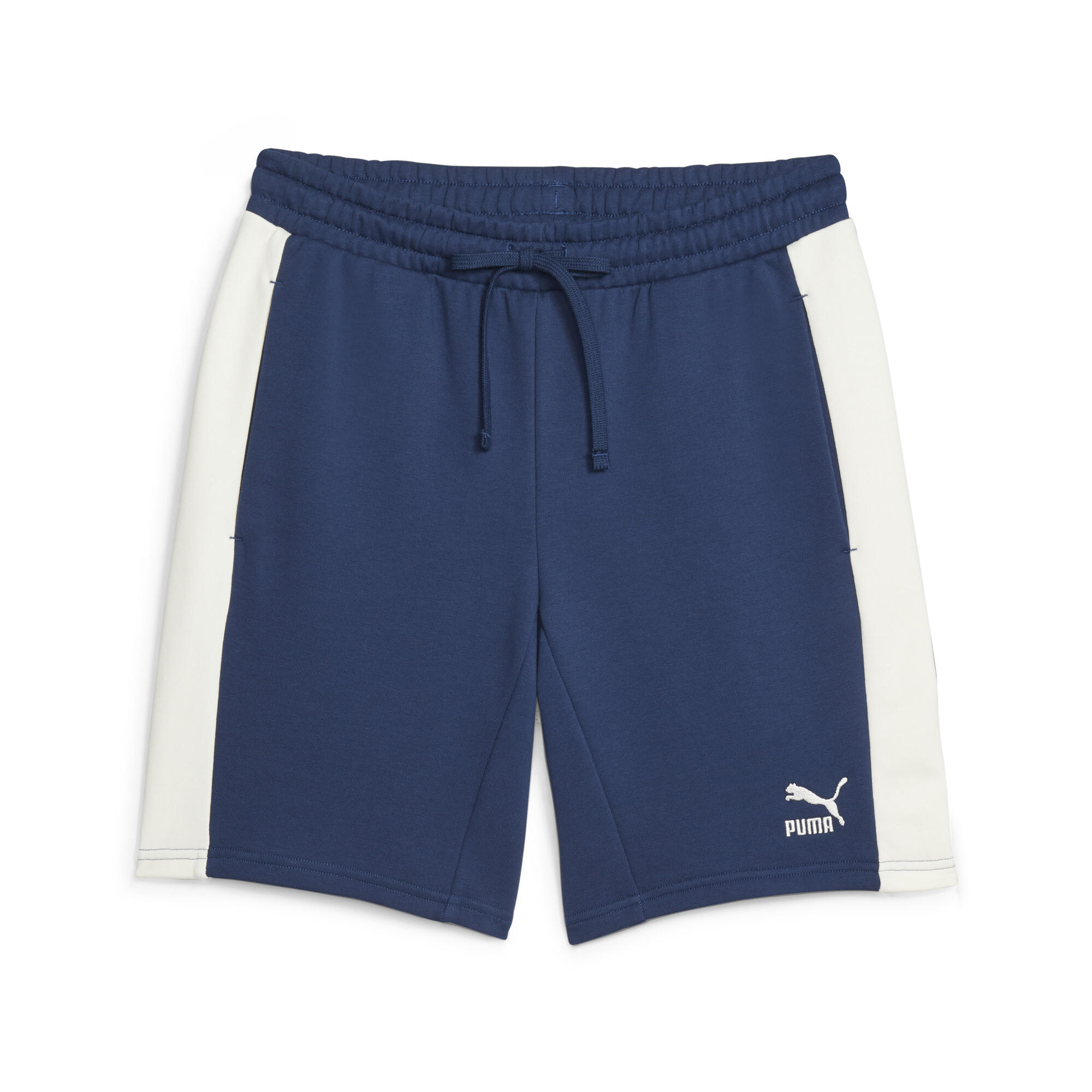 Men's PUMA Classics Block 8 Shorts Men In Blue, Size XS