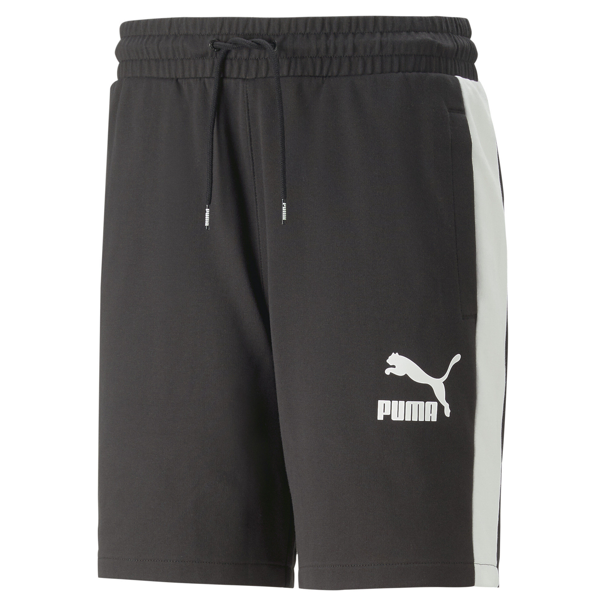 Men's PUMA T7 Iconic Shorts Men In Black, Size Large