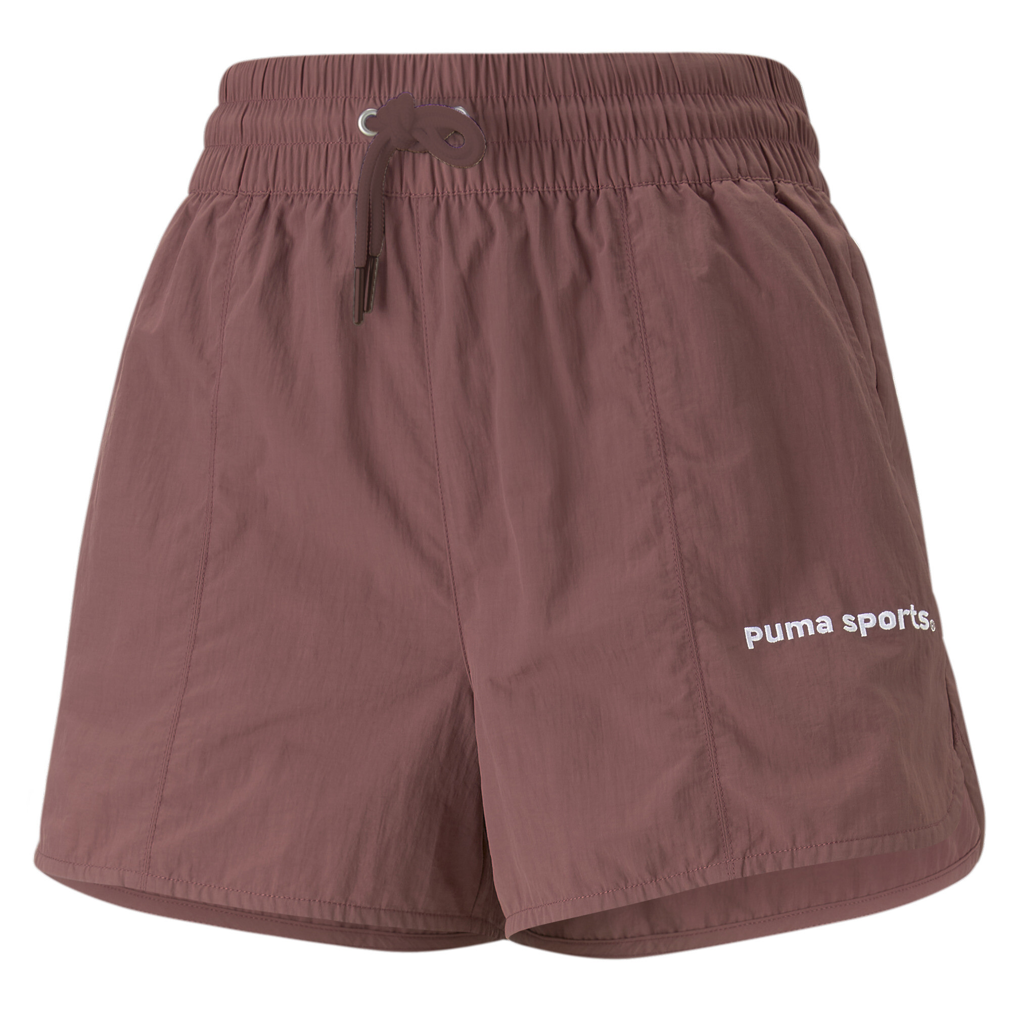 Women's PUMA TEAM Shorts Women In Purple, Size Medium