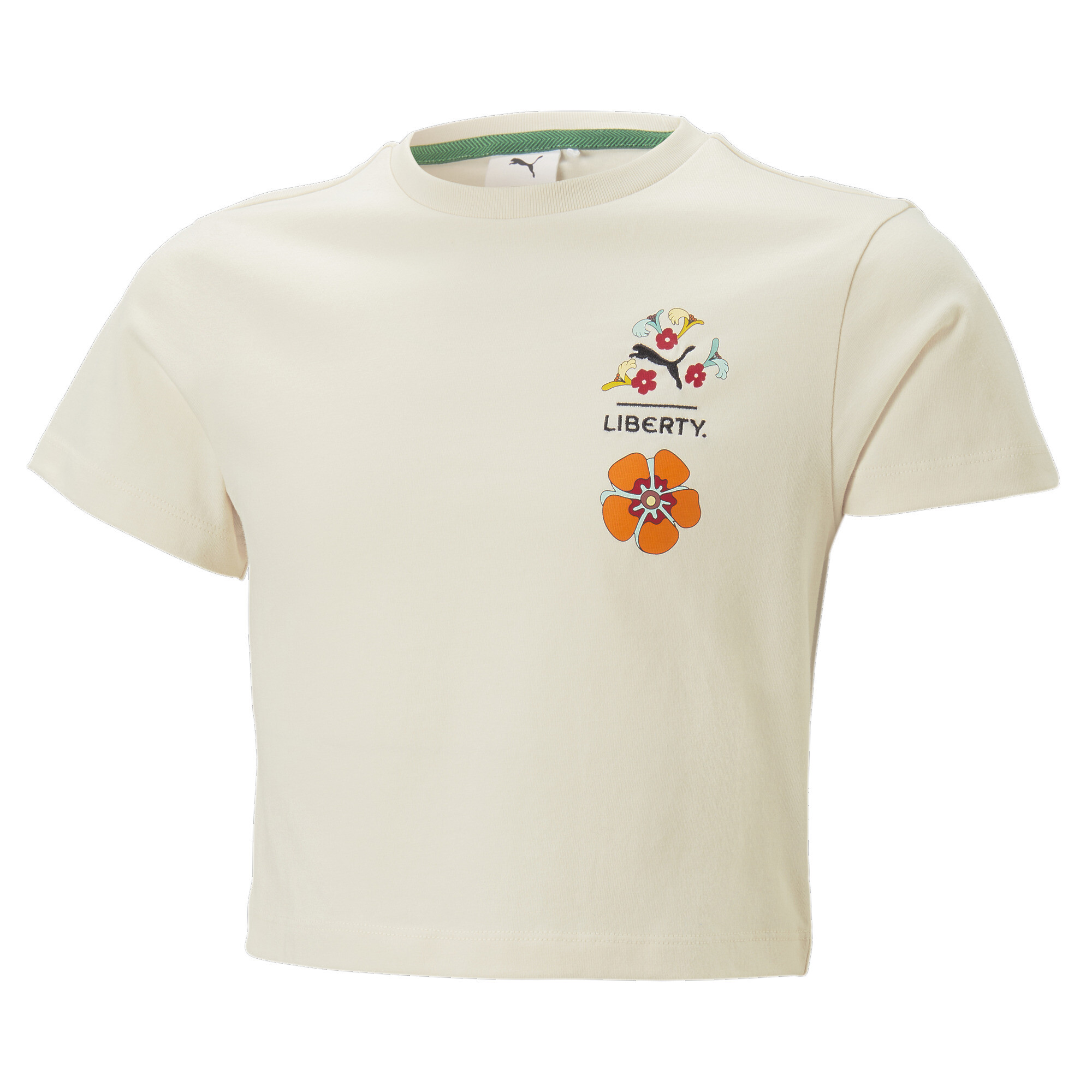 PUMA X LIBERTY T-Shirt Kids In White, Size 1-2 Youth