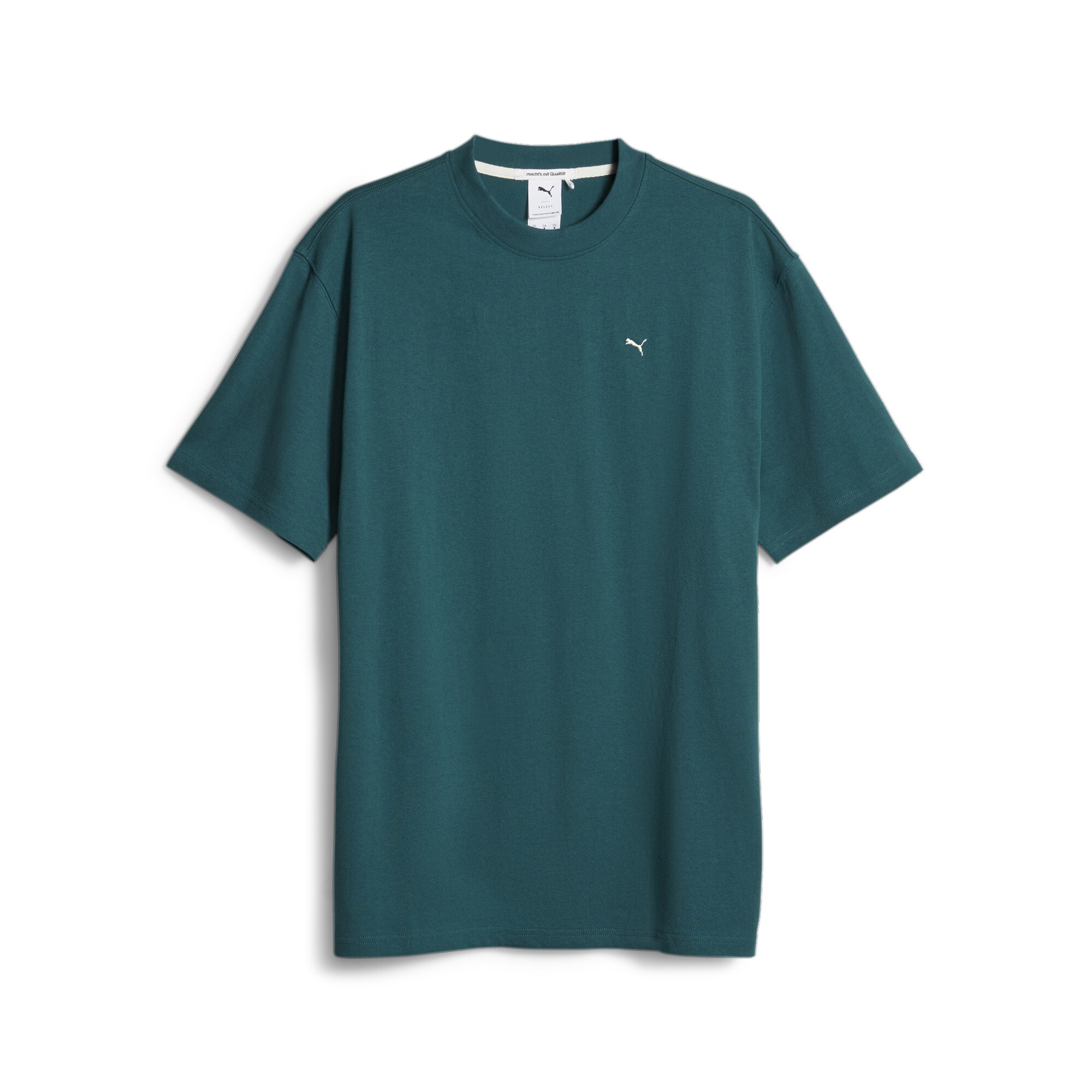 Men's PUMA MMQ T-Shirt In Green, Size XS, Cotton